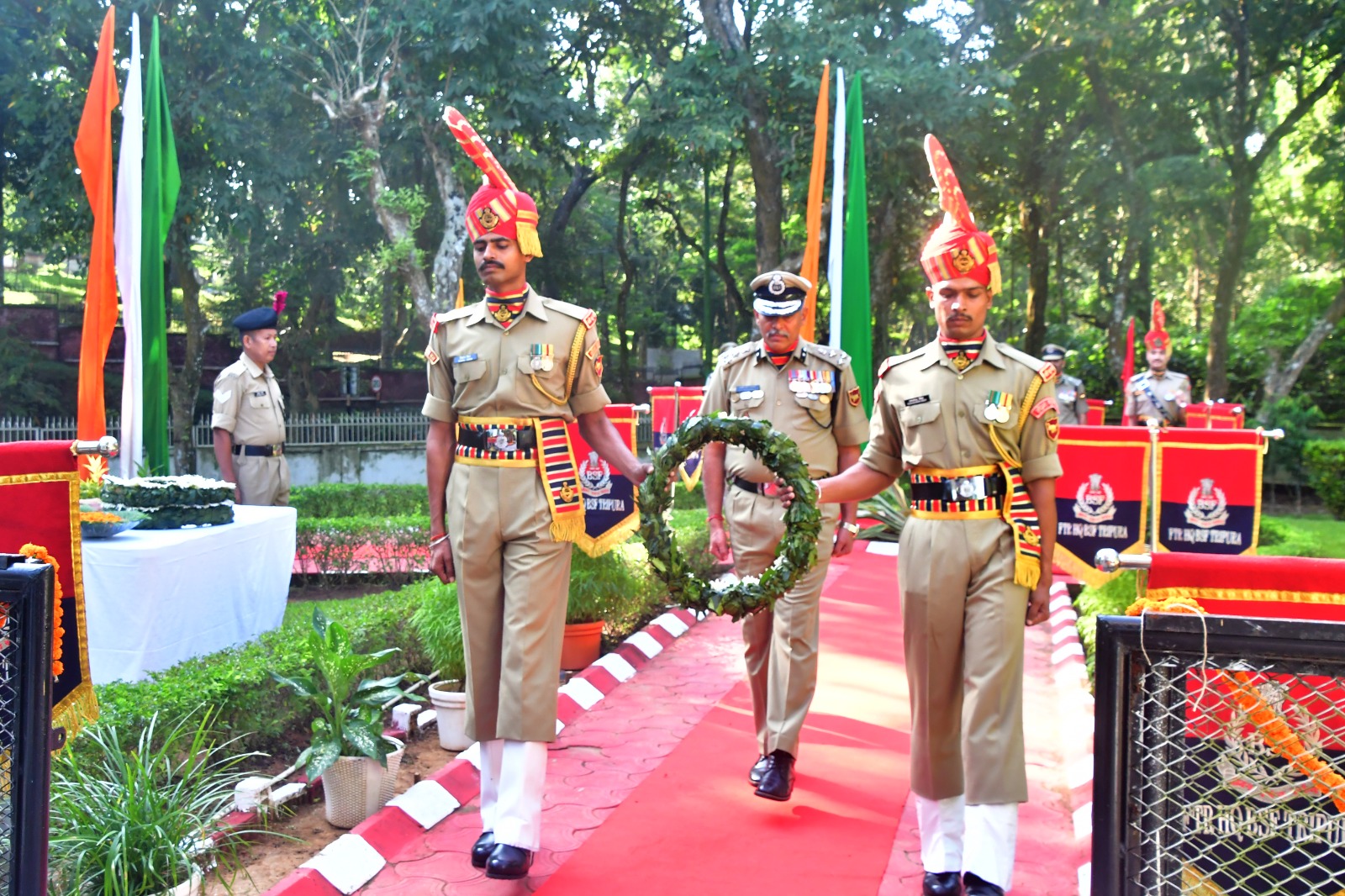 BSF Tripura Frontier pays tribute to martyrs on Police Commemoration Day (Photo: FTR HQ BSF Tripura) BSF Tripura Frontier pays tribute to martyrs on Police Commemoration Day (Photo: FTR HQ BSF Tripura)