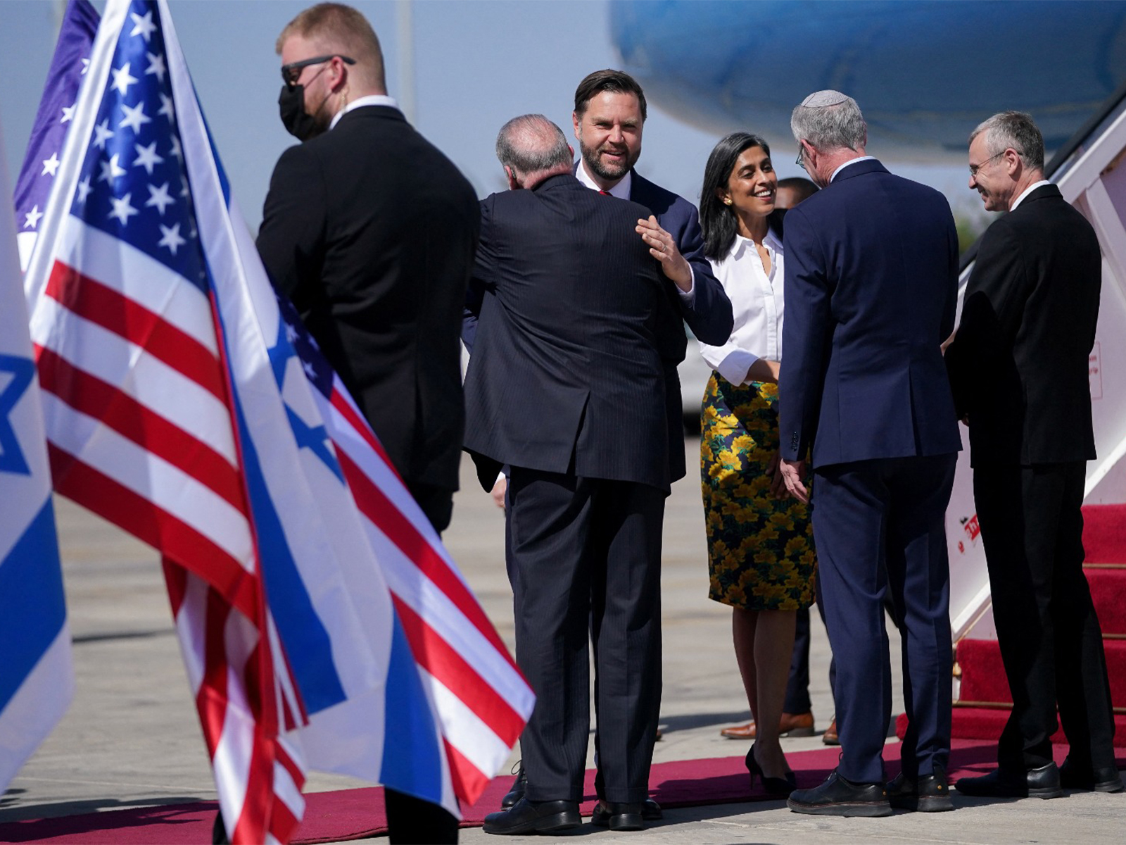 US Vice President JD Vance, Second Lady Usha Vance in Israel (Photo/Reuters) US Vice President JD Vance, Second Lady Usha Vance in Israel (Photo/Reuters)