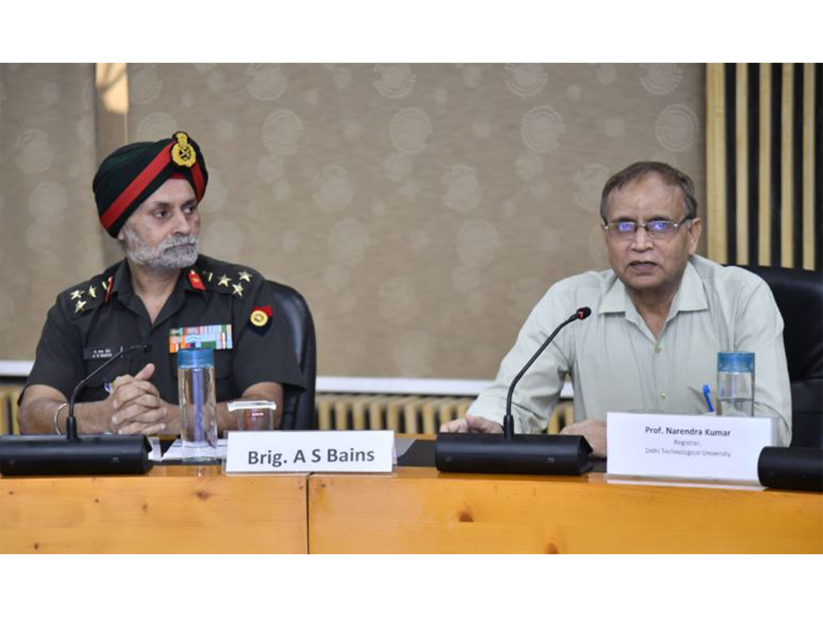 Indian Army and DTU signs a MoU, which focuses on research in Defence Technology, AI and Cyber Security. (Photo/@adgpiX) Indian Army and DTU signs a MoU, which focuses on research in Defence Technology, AI and Cyber Security. (Photo/@adgpiX)