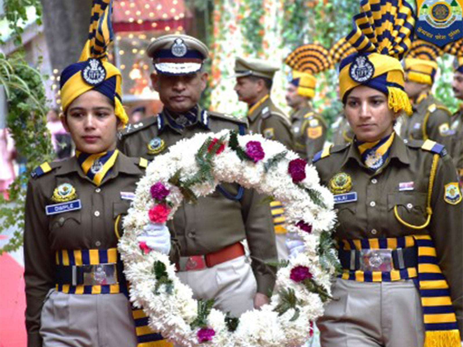 Himachal DGP Ashok Tiwari at police commemoration day (Photo: @himachalpolice/X) Himachal DGP Ashok Tiwari at police commemoration day (Photo: @himachalpolice/X)