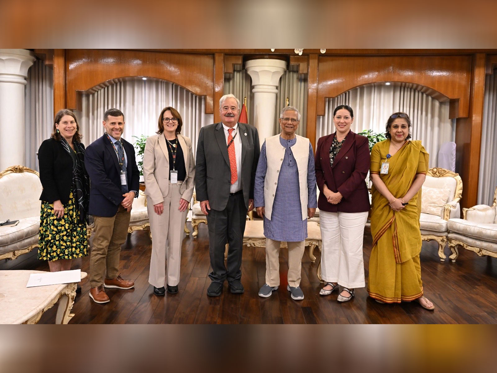 Delegation US-based IRI meets Bangladesh Chief Adviser Yunus (Photo/X@ChiefAdviserGoB) Delegation US-based IRI meets Bangladesh Chief Adviser Yunus (Photo/X@ChiefAdviserGoB)