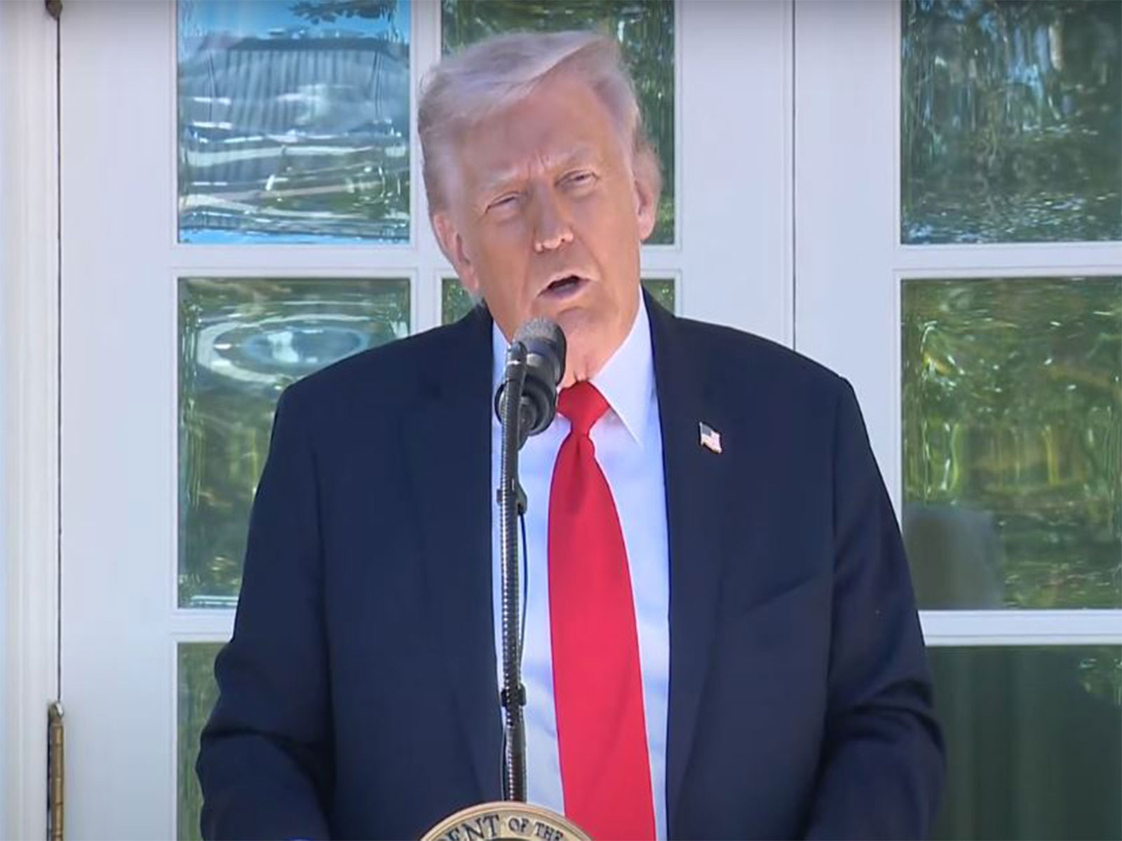 US President Donald Trump (Photo/WhiteHouseYoutube)  US President Donald Trump (Photo/WhiteHouseYoutube)
