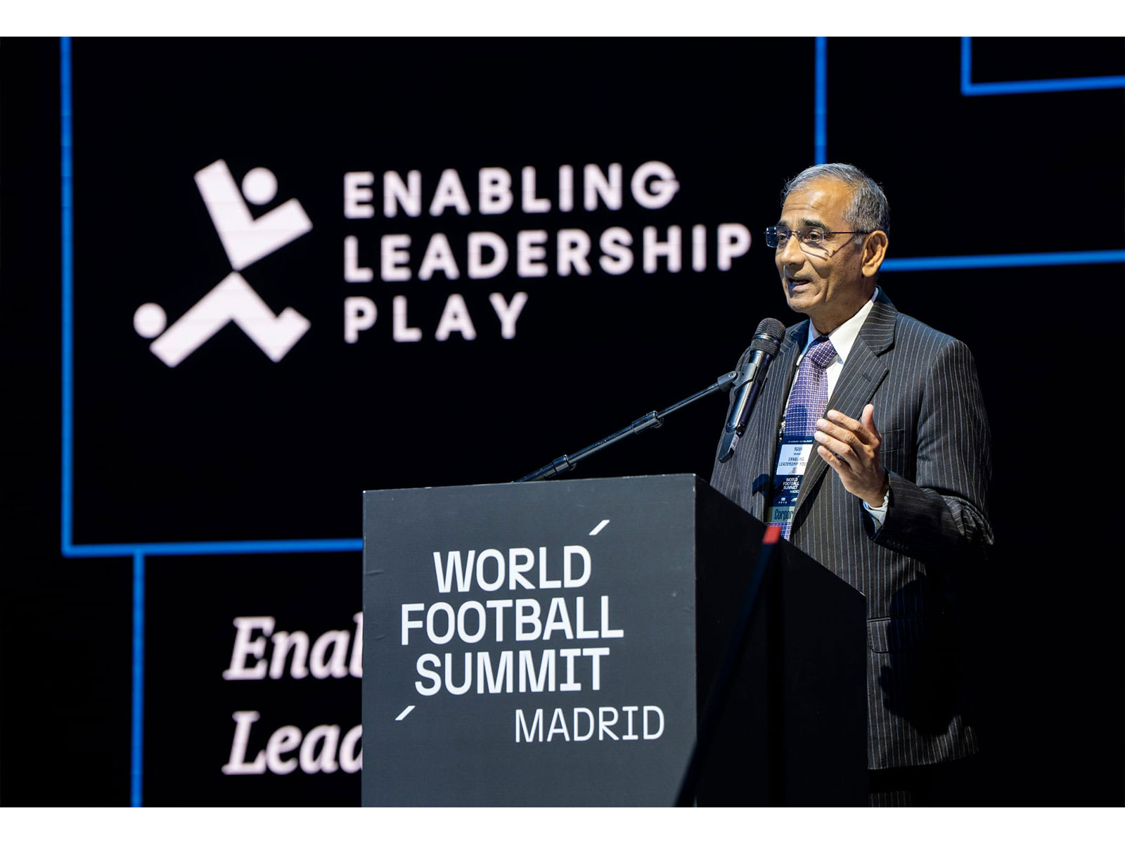 Ravi Sonnad, CEO of Enabling Leadership talking about EL Play at the WFS Summit Ravi Sonnad, CEO of Enabling Leadership talking about EL Play at the WFS Summit