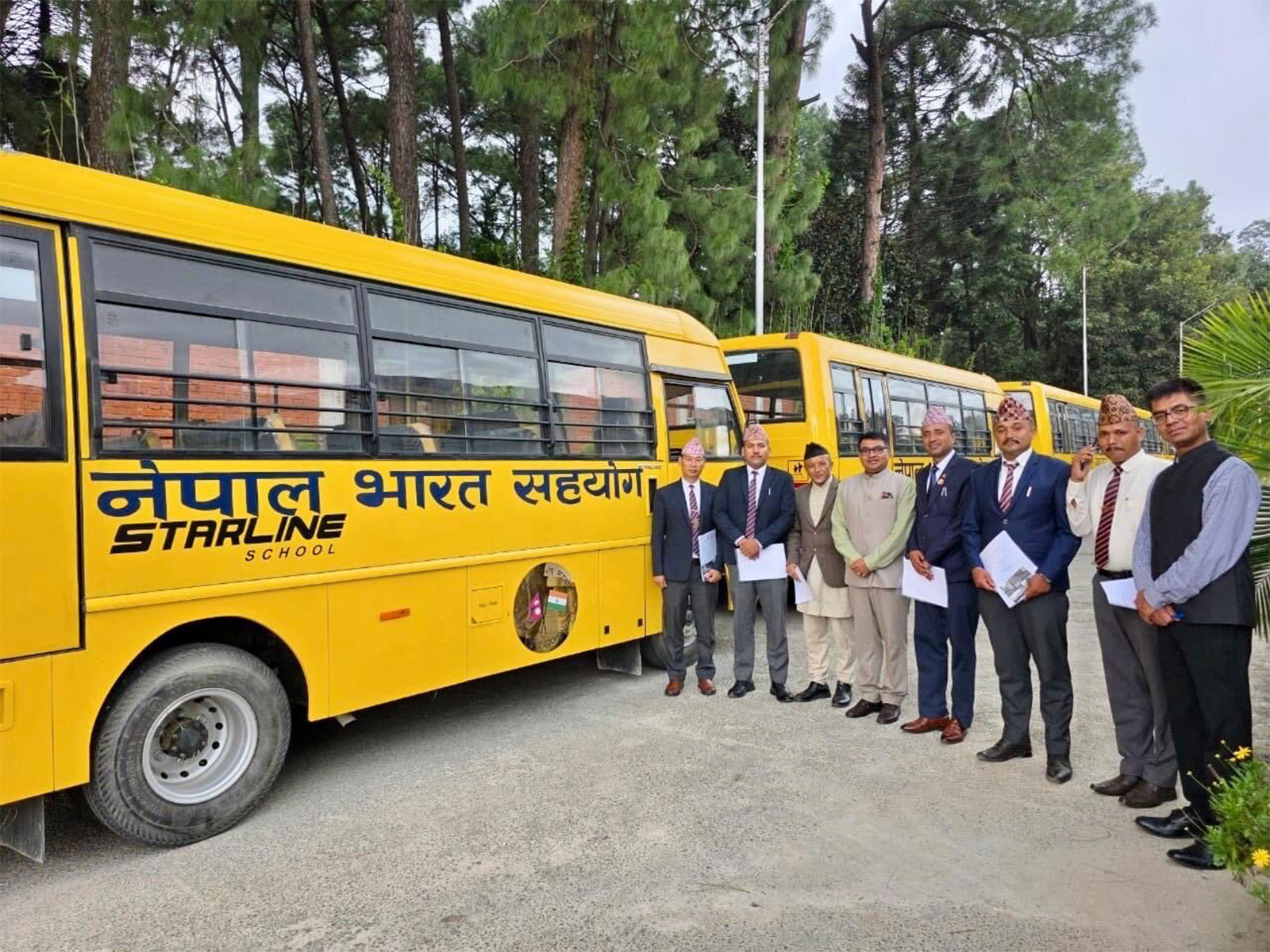 India donates 81 school buses to boost education across Nepal (Image: X/@IndiaInNepal) India donates 81 school buses to boost education across Nepal (Image: X/@IndiaInNepal)