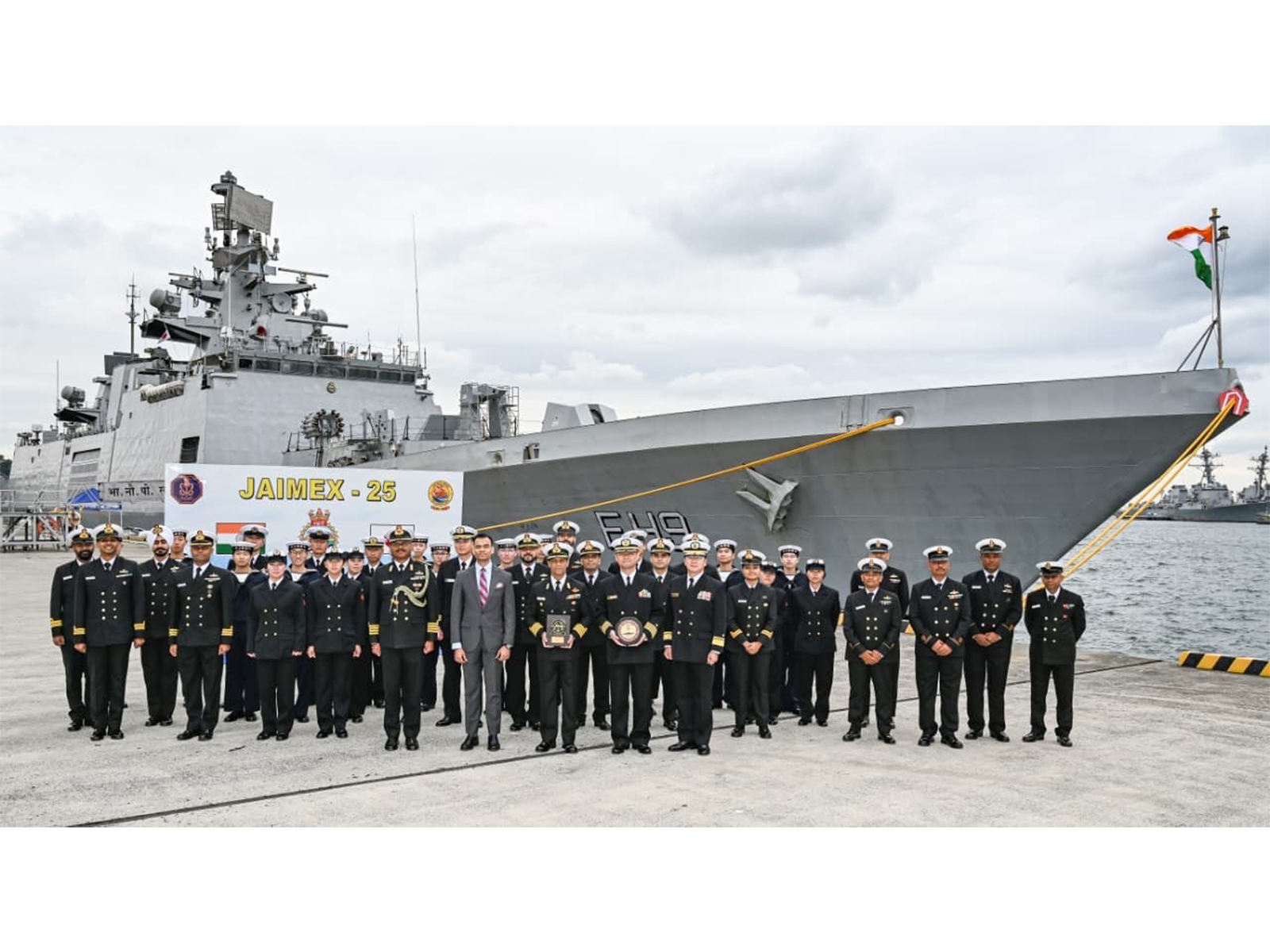 Japan-India Maritime Exercise- JAIMEX 25 (Photo/ X@IndianEmbTokyo)