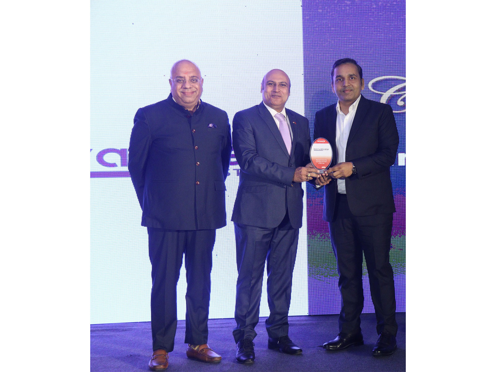 Mr. Ankit Agarwal, Promoter & Whole-time Director - Innovatiview receives ‘Electronic Security Solutions Provider of the Year’ awarded to Innovatiview at BW Security World Excellence Awards 2025 Mr. Ankit Agarwal, Promoter & Whole-time Director - Innovatiview receives ‘Electronic Security Solutions Provider of the Year’ awarded to Innovatiview at BW Security World Excellence Awards 2025
