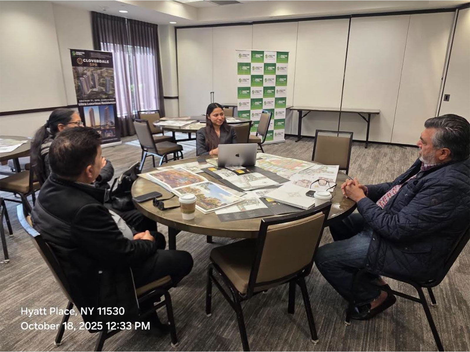 Ms. Bharti Aggarwal, Director of Signature Global Group at the Investor Engagement Program in New York, USA Ms. Bharti Aggarwal, Director of Signature Global Group at the Investor Engagement Program in New York, USA