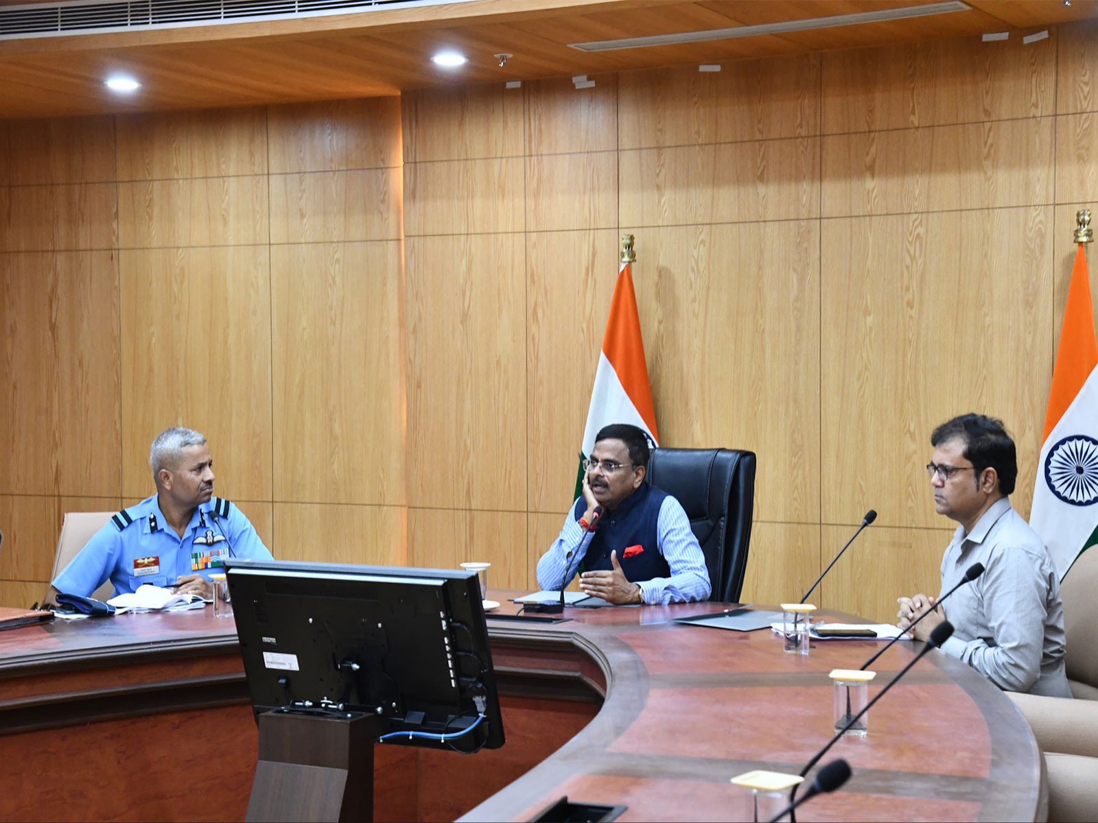 Assam Chief Secretary holds meeting with officials on Air Force Day celebrations (Photo/@CSAssam_/X) Assam Chief Secretary holds meeting with officials on Air Force Day celebrations (Photo/@CSAssam_/X)