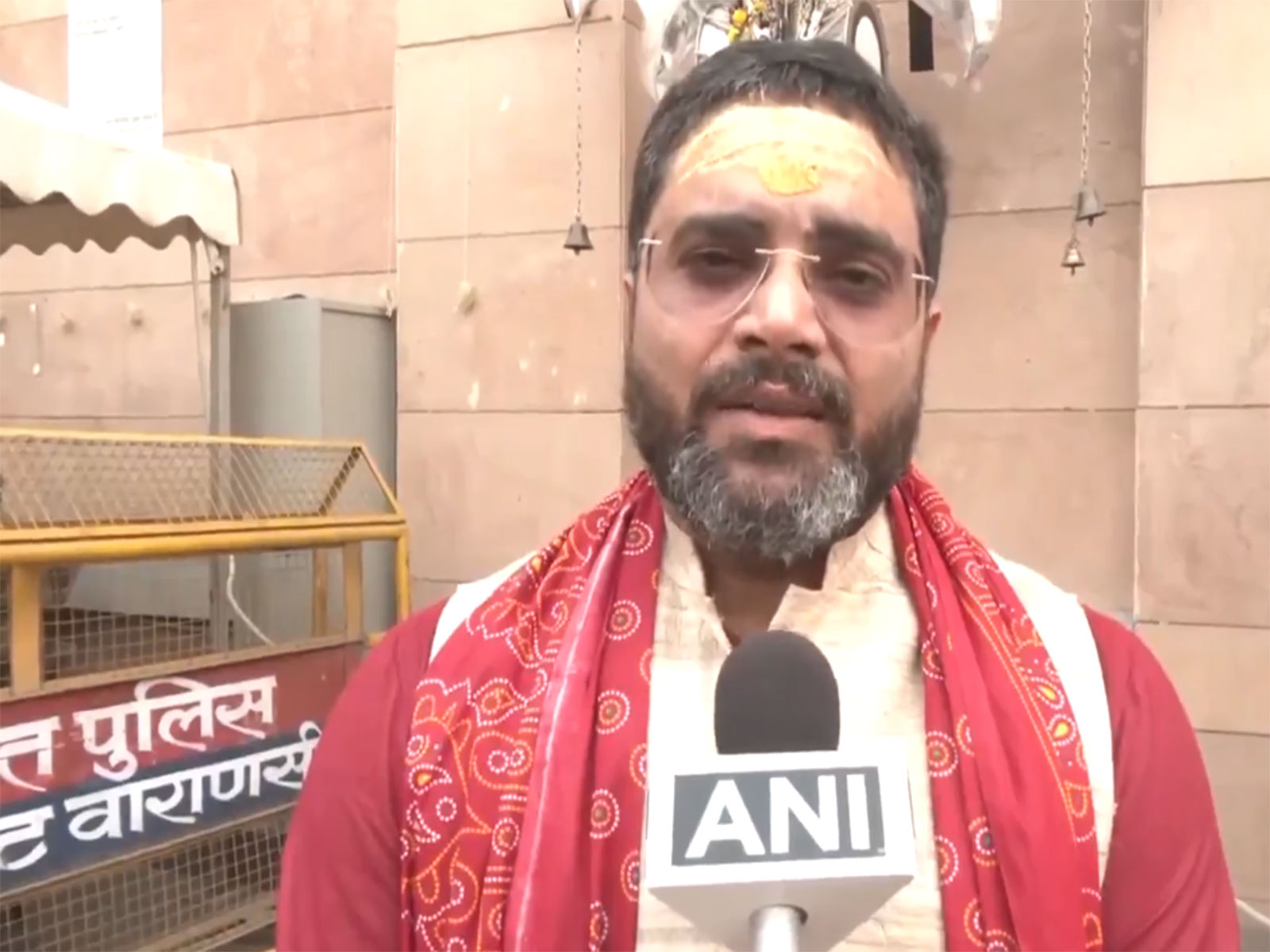 Chief Executive Officer of the Shri Kashi Vishwanath Temple Trust, Vishwa Bhushan Mishra (Photo: ANI) Chief Executive Officer of the Shri Kashi Vishwanath Temple Trust, Vishwa Bhushan Mishra (Photo: ANI)