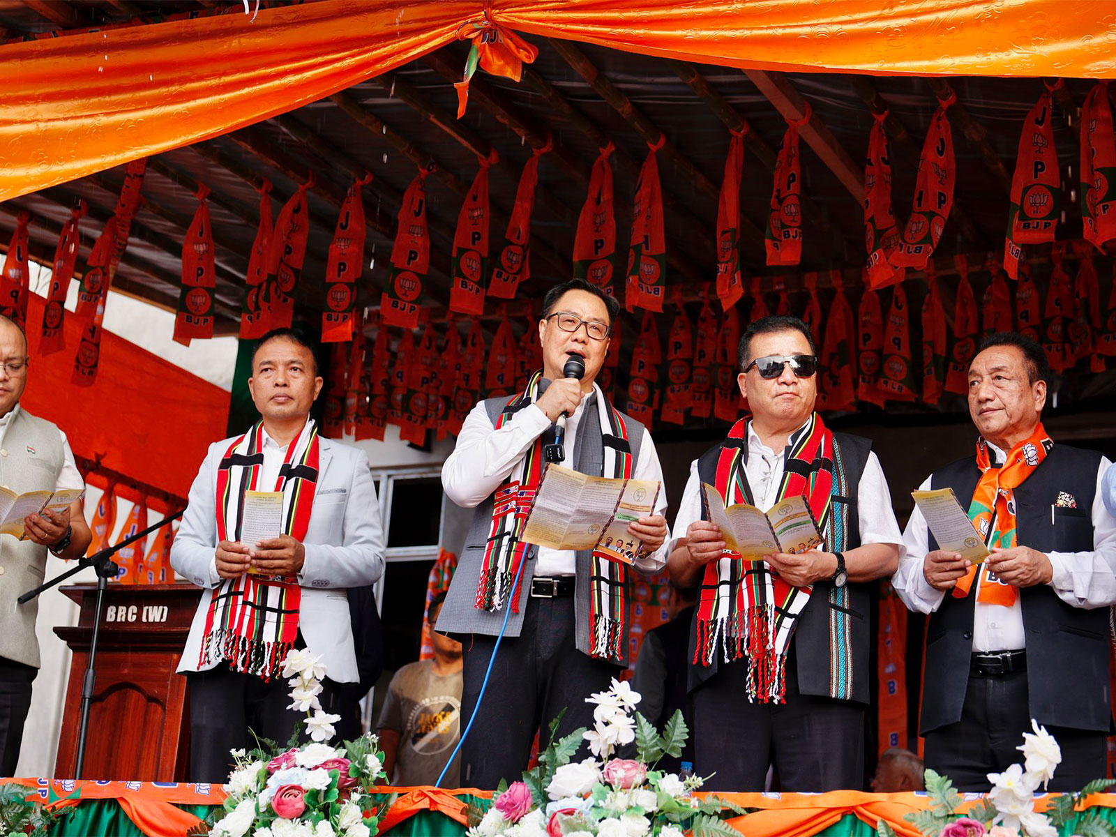 Union Minister Kiren Rijiju during Dampa By-election campaign in West Phaileng (Photo: Kiren Rijiju/X) Union Minister Kiren Rijiju during Dampa By-election campaign in West Phaileng (Photo: Kiren Rijiju/X)