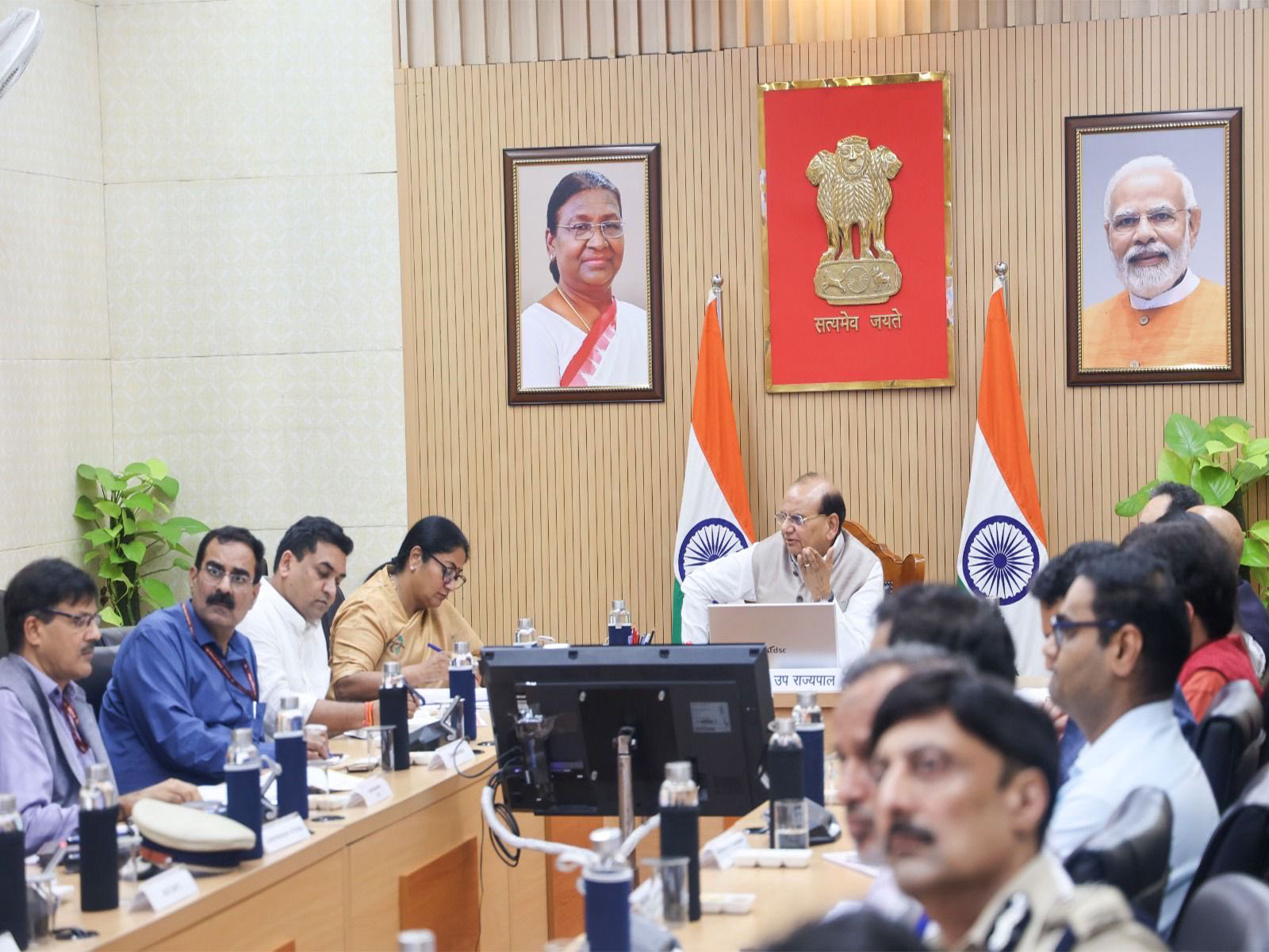 Visual from the meeting (Photo/@gupta_rekhaX) Visual from the meeting (Photo/@gupta_rekhaX)