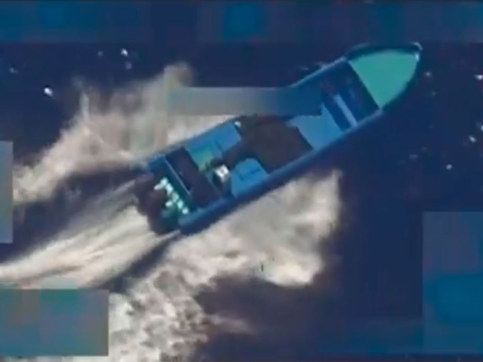 Still of alleged drug vessel in Pacific Ocean (Photo/X@SecWar) Still of alleged drug vessel in Pacific Ocean (Photo/X@SecWar)