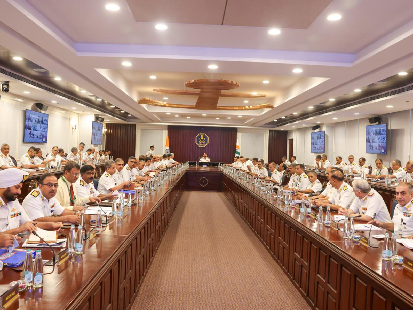 Indian Navy’s Commanders’ Conference 2025 commenced (Photo/ANI) Indian Navy’s Commanders’ Conference 2025 commenced (Photo/ANI)