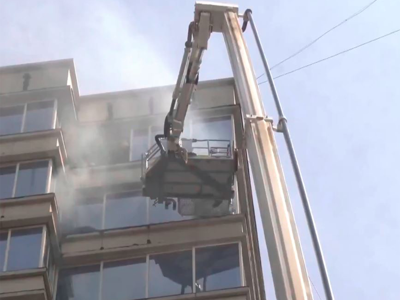 People rescued after a fire broke out at JMS (Photo/ANI) People rescued after a fire broke out at JMS (Photo/ANI)