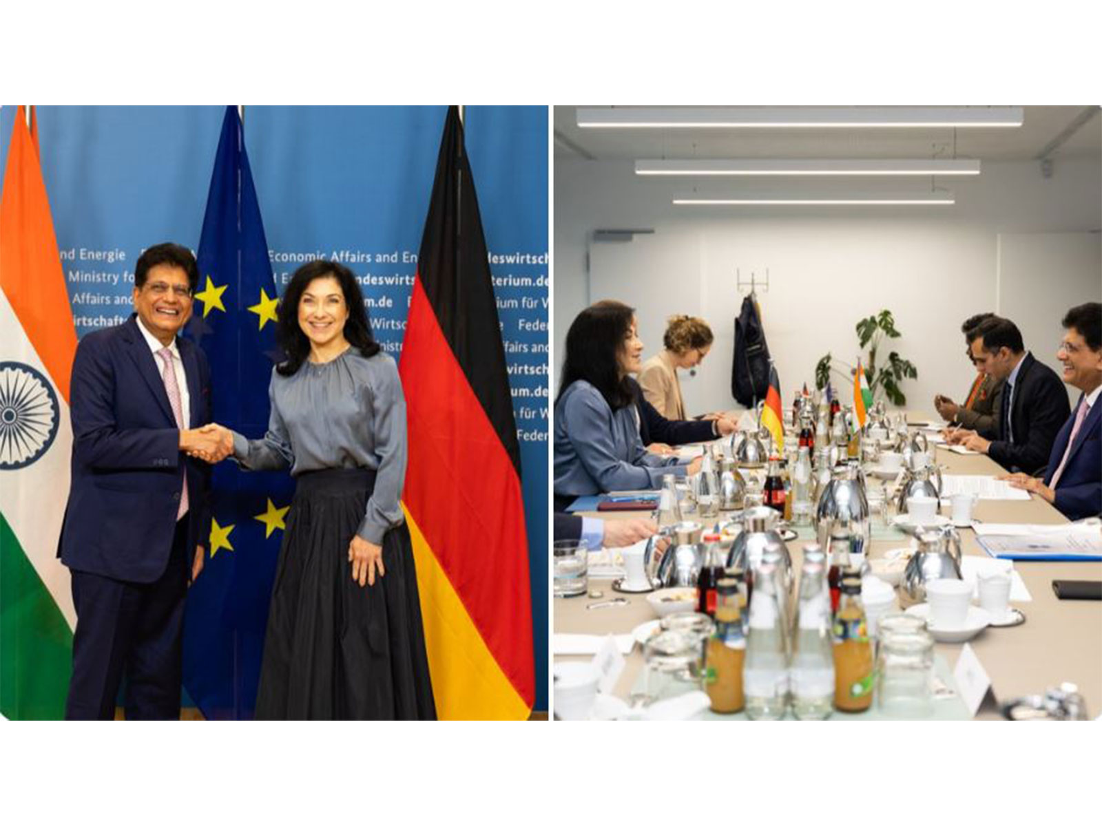 Commerce and Industry Minister Piyush Goyal with German Federal Minister for Economic Affairs and Energy Katherina Reiche in Berlin (Photo/X/Piyush Goyal) Commerce and Industry Minister Piyush Goyal with German Federal Minister for Economic Affairs and Energy Katherina Reiche in Berlin (Photo/X/Piyush Goyal)