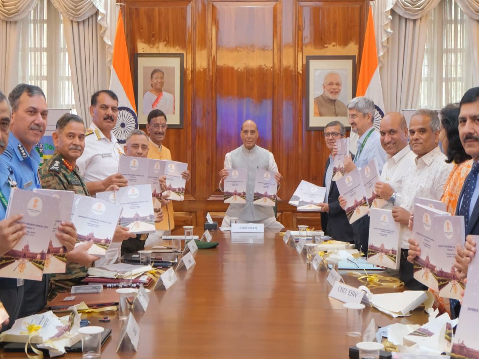 Defence Minister releases Defence Procurement Manual 2025 (Photo: PIB) Defence Minister releases Defence Procurement Manual 2025 (Photo: PIB)