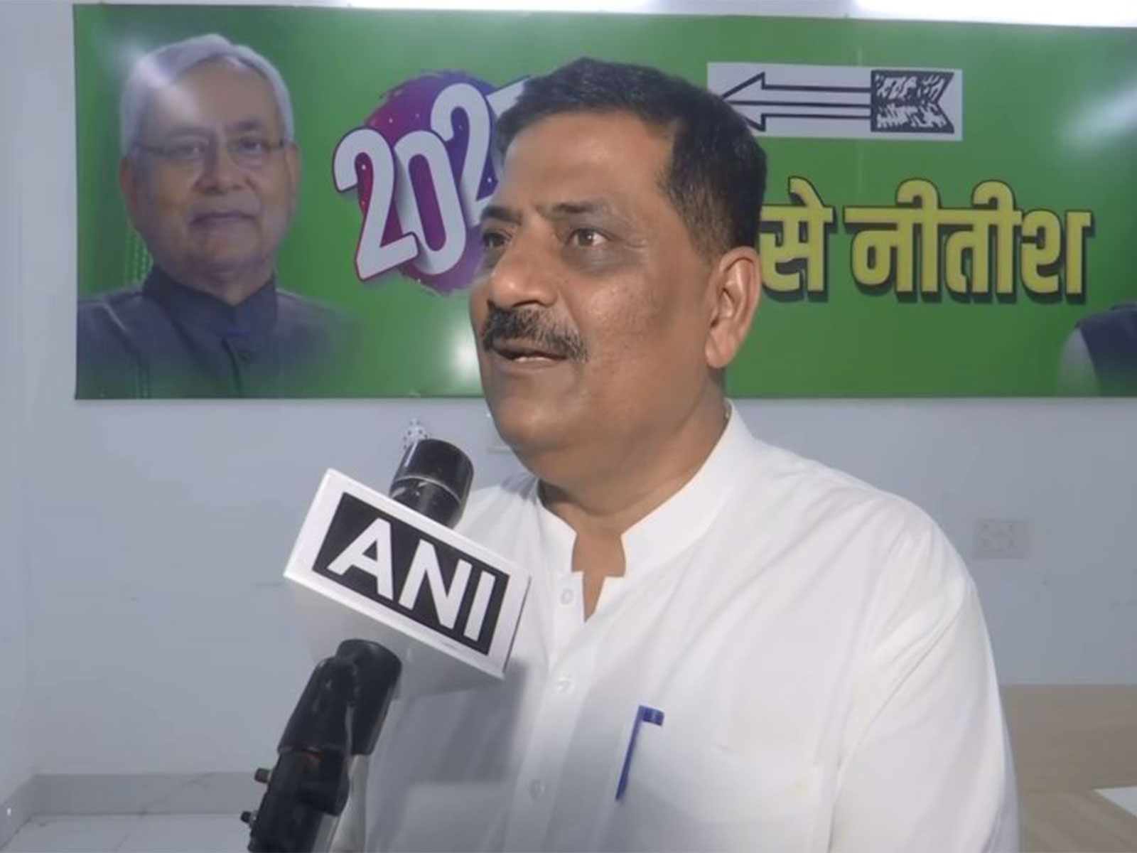 JD(U)'s National Working President Sanjay Kumar Jha (Photo/ANI) JD(U)'s National Working President Sanjay Kumar Jha (Photo/ANI)