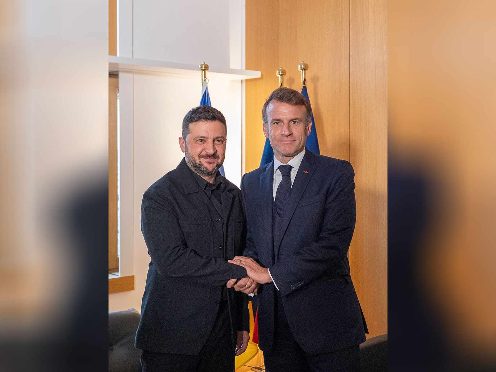 Ukranian President Zelenskyy with French President Macron (Photo:X/@EmmanuelMacron) Ukranian President Zelenskyy with French President Macron (Photo:X/@EmmanuelMacron)