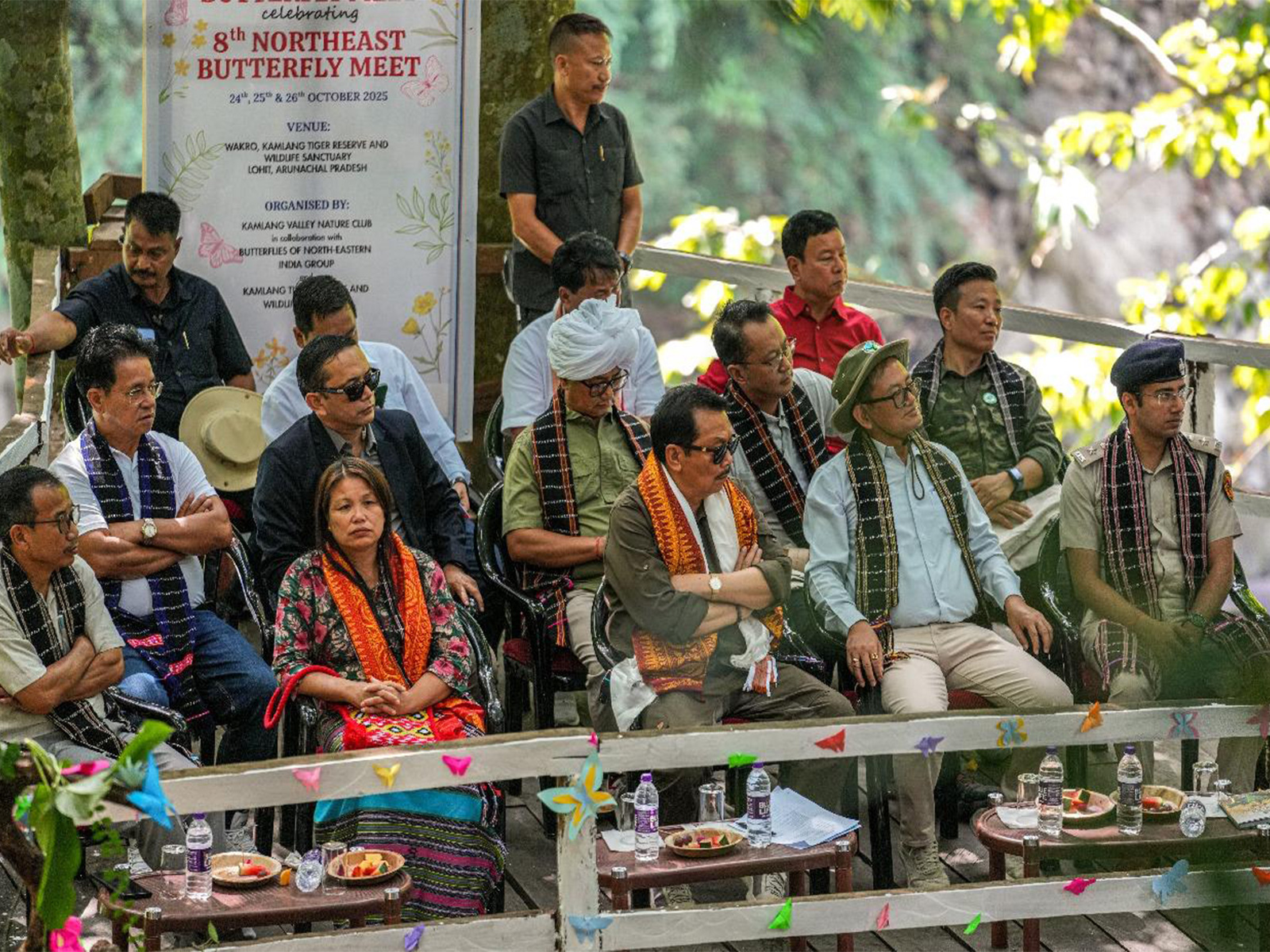 Arunachal Pradesh Deputy CM Chowna Mein attends 2nd Wakro Butterfly meet (Photo/ANI) Arunachal Pradesh Deputy CM Chowna Mein attends 2nd Wakro Butterfly meet (Photo/ANI)