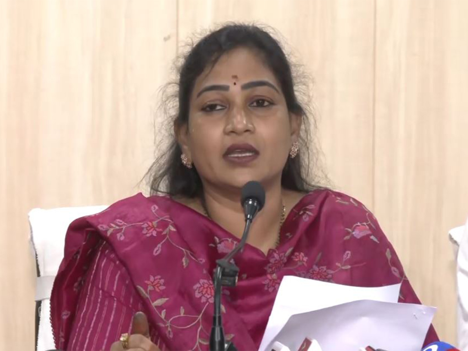 Andhra Pradesh Home Minister Anitha. (Photo/ANI) Andhra Pradesh Home Minister Anitha. (Photo/ANI)