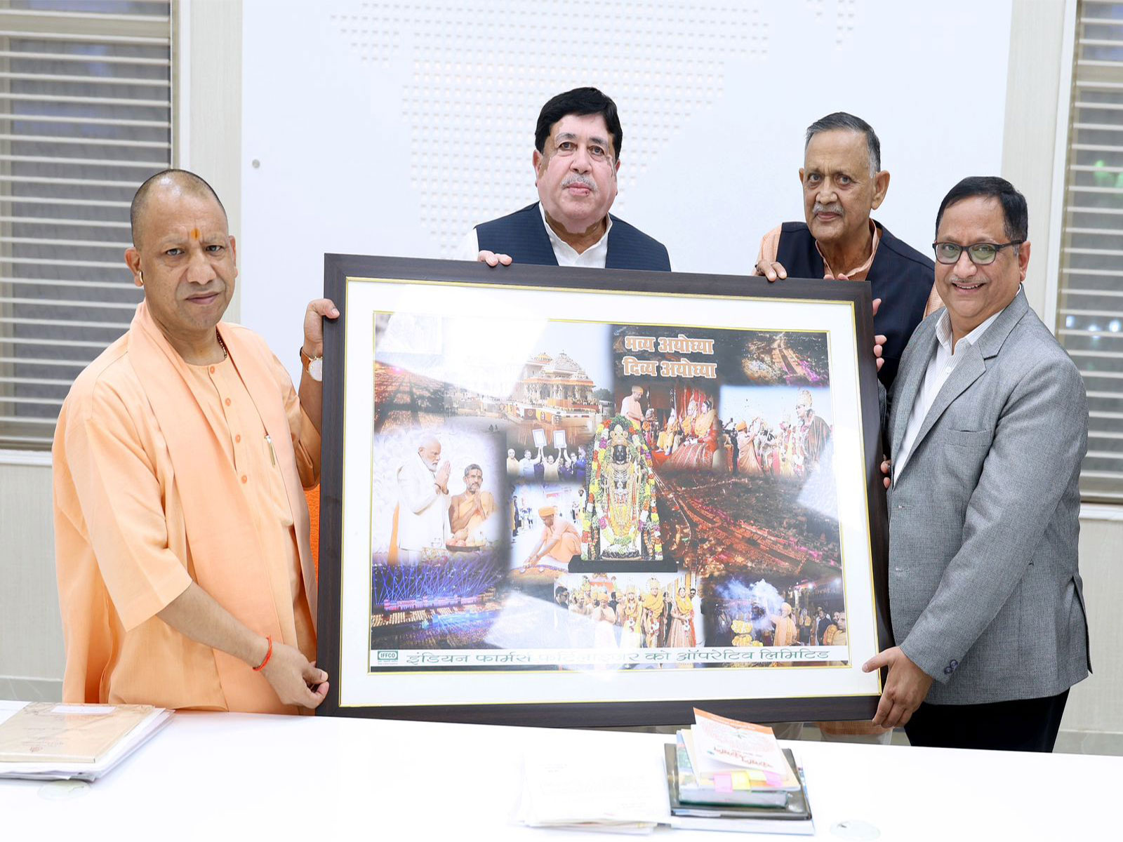 IFFCO’s high-level delegation meets UP CM Yogi Adityanath in Lucknow. (Photo: @IFFCO_UP/X) IFFCO’s high-level delegation meets UP CM Yogi Adityanath in Lucknow. (Photo: @IFFCO_UP/X)