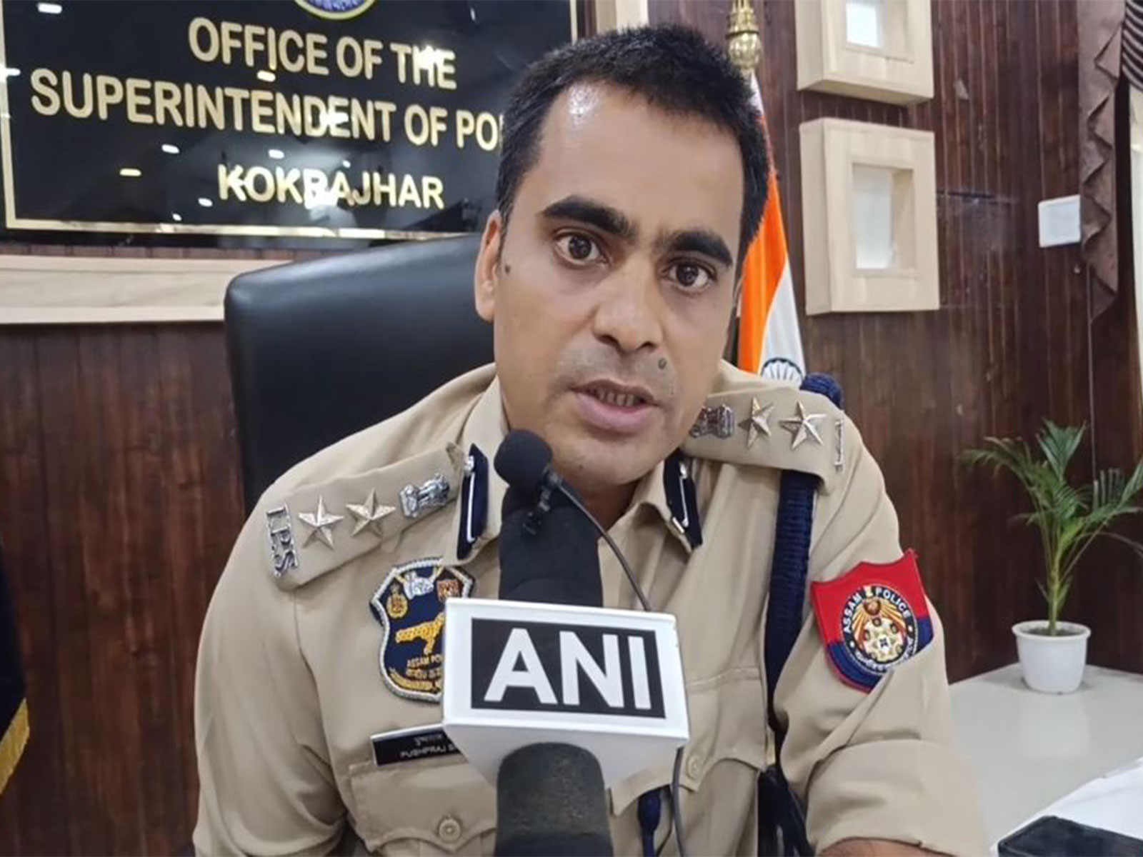 Kokrajhar Superintendent of Police Pushparaj Singh (Photo/ANI) Kokrajhar Superintendent of Police Pushparaj Singh (Photo/ANI)
