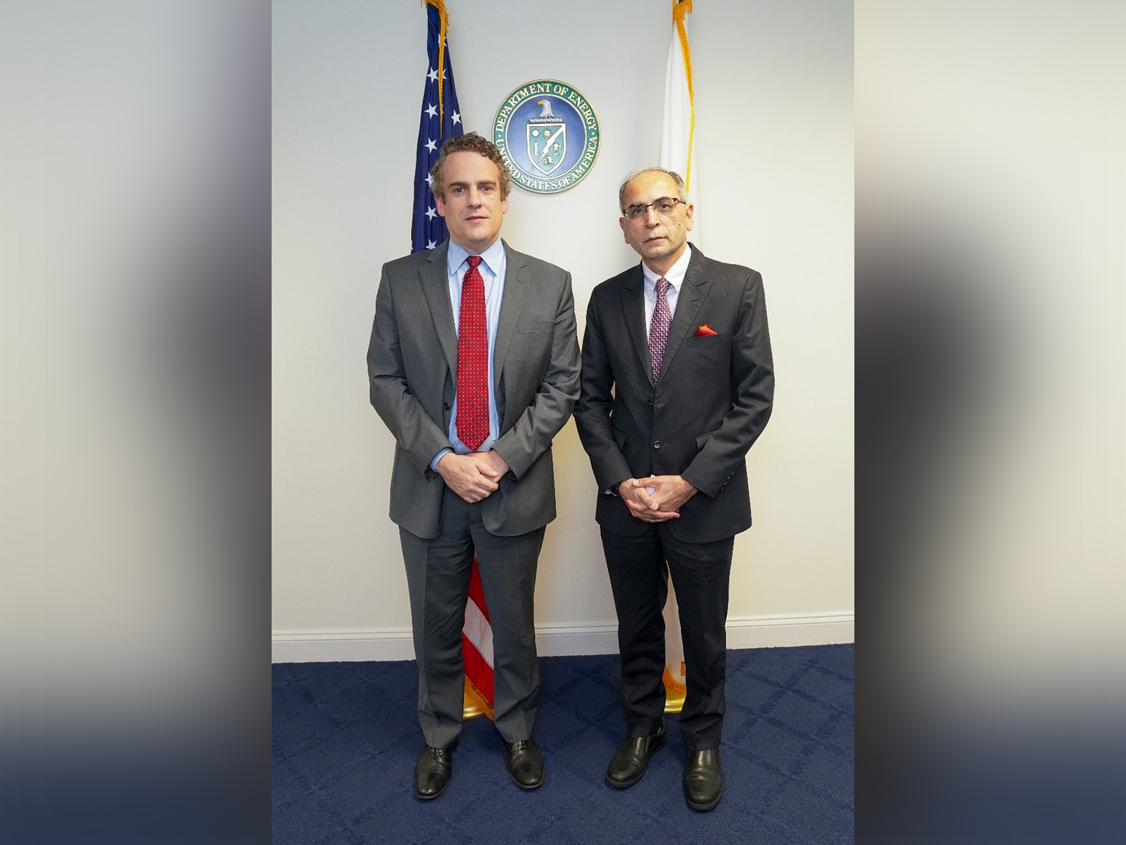 Ambassador Vinay Mohan Kwatra with US Department of Energy Deputy Secretary James Danly (Photo/X@AmbVMKwatra) Ambassador Vinay Mohan Kwatra with US Department of Energy Deputy Secretary James Danly (Photo/X@AmbVMKwatra)