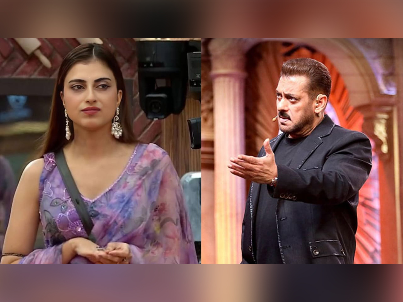 Farrhana Bhatt, Salman Khan (Photo/JioHotstar) Farrhana Bhatt, Salman Khan (Photo/JioHotstar)