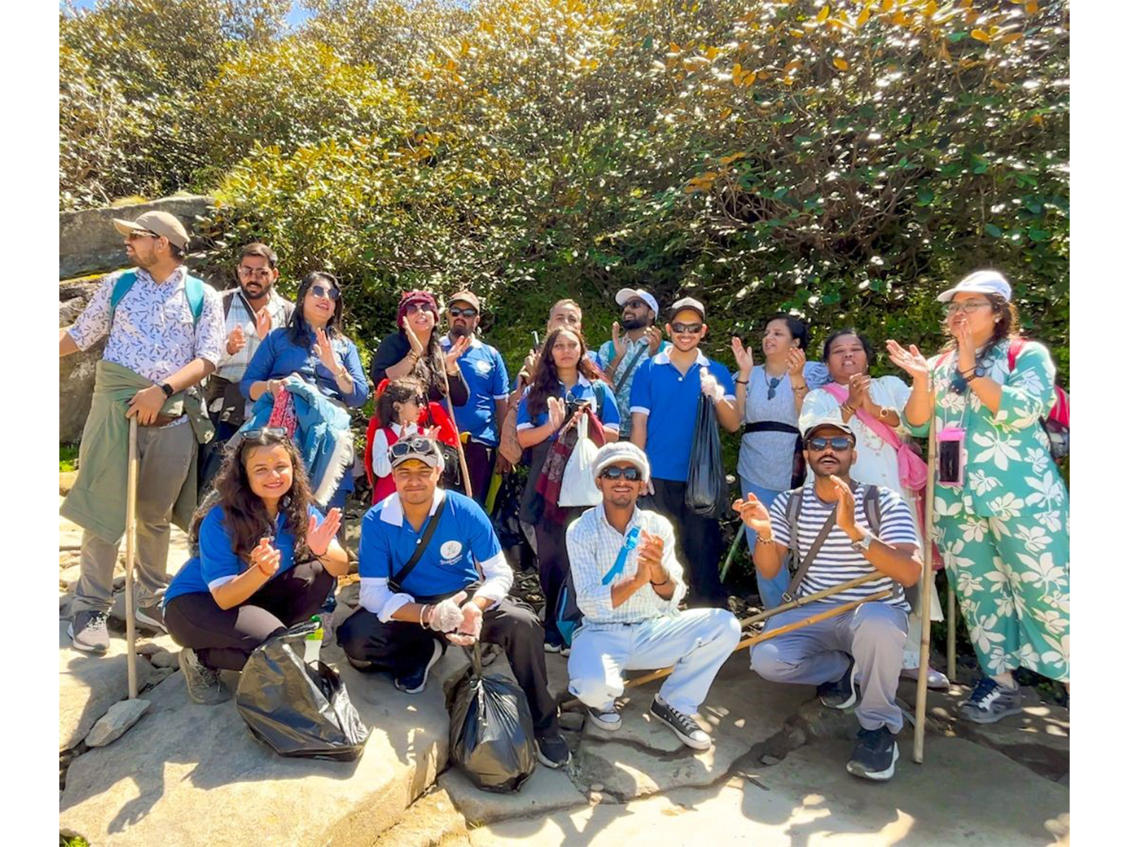 Go4Explore Team conducts Clean-Up Drive at Chopta Tungnath, sets example for Responsible Travel - Corporate Offsite with a Cause