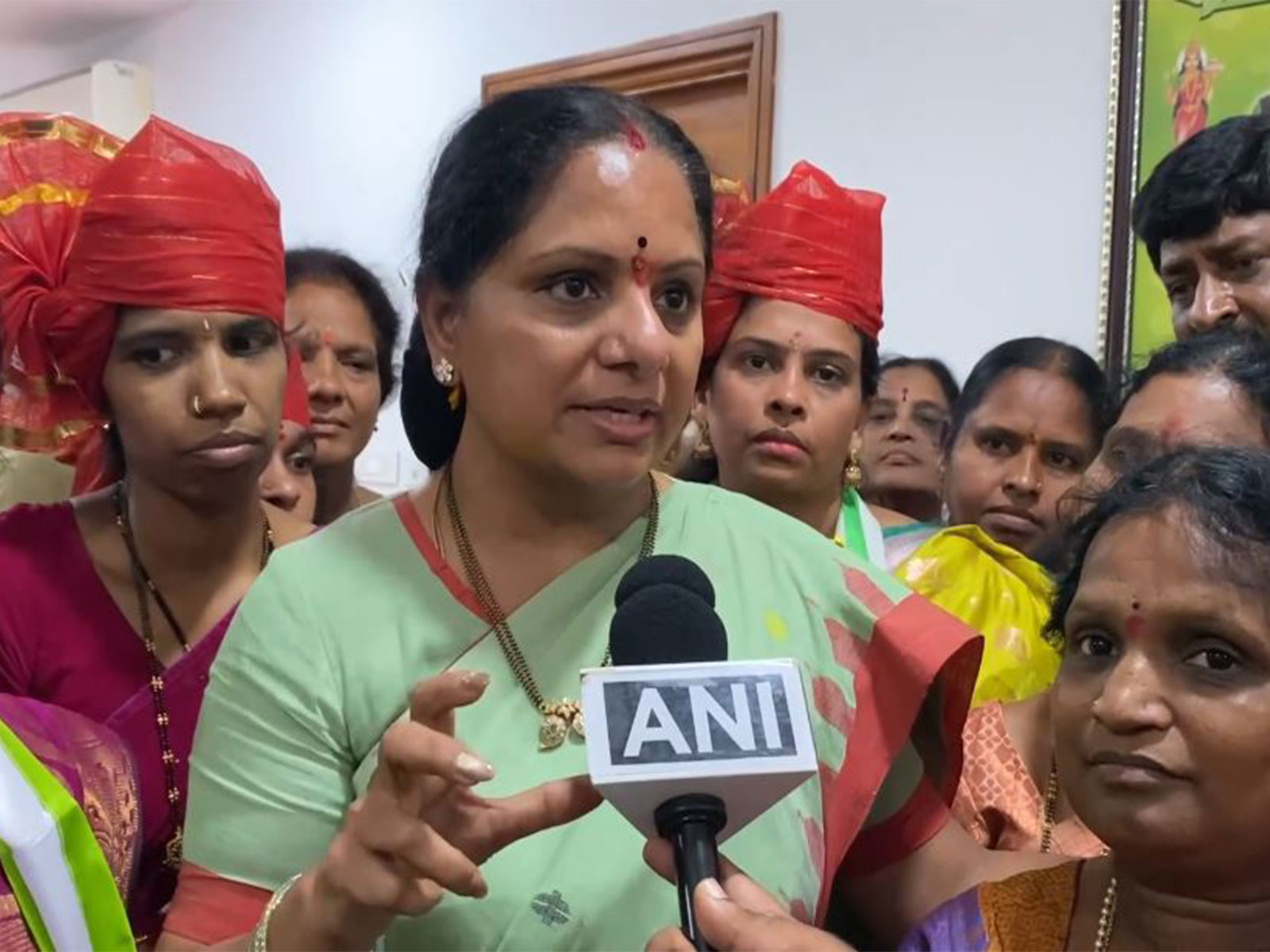 Former MLC and Telangana Jagruti President K Kavitha (Photo/ANI) Former MLC and Telangana Jagruti President K Kavitha (Photo/ANI)