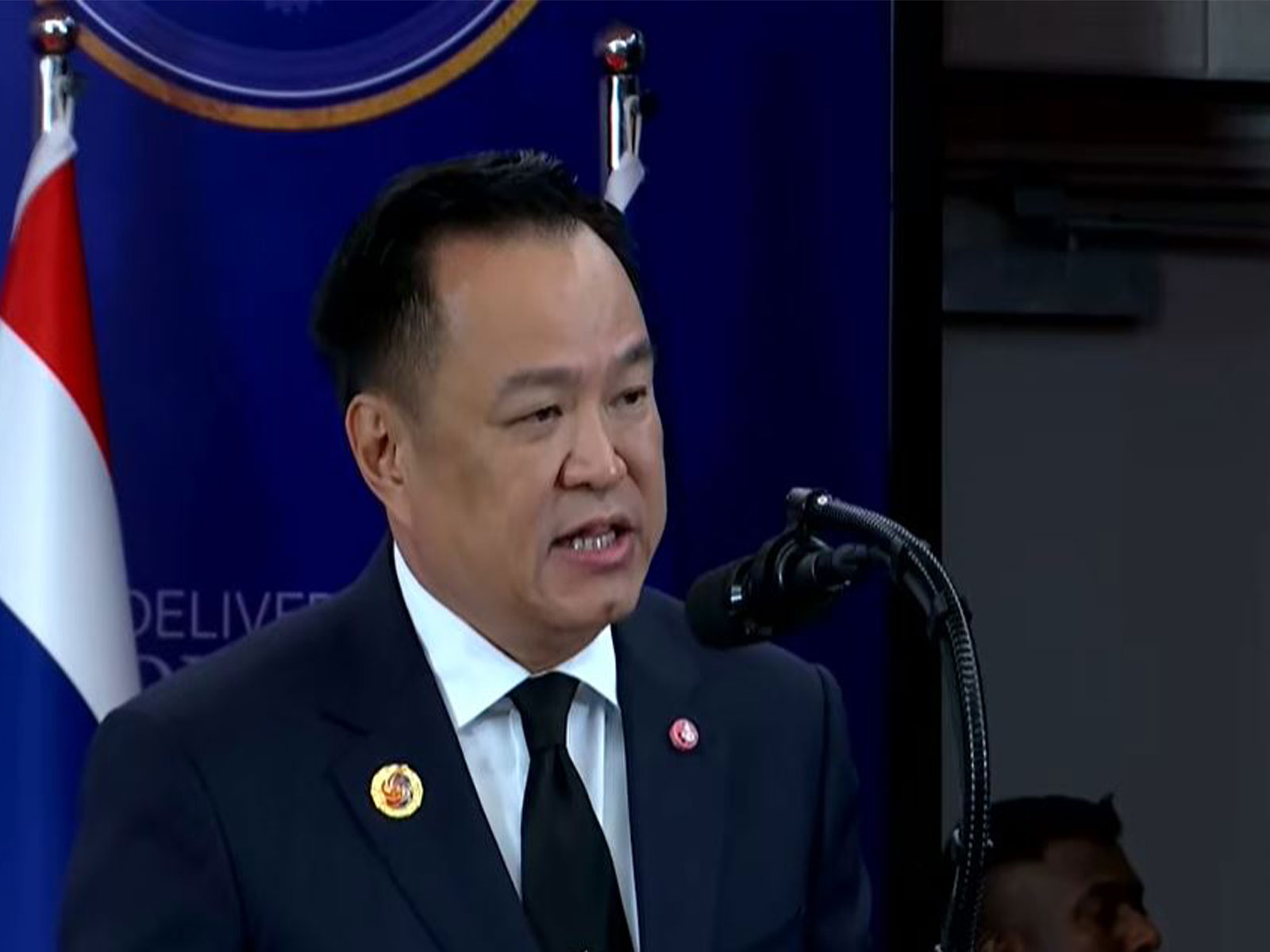 Thai acting Prime Minister Phumtham Wechayachai (Image Source: The White House/YouTube)  Thai acting Prime Minister Phumtham Wechayachai (Image Source: The White House/YouTube)