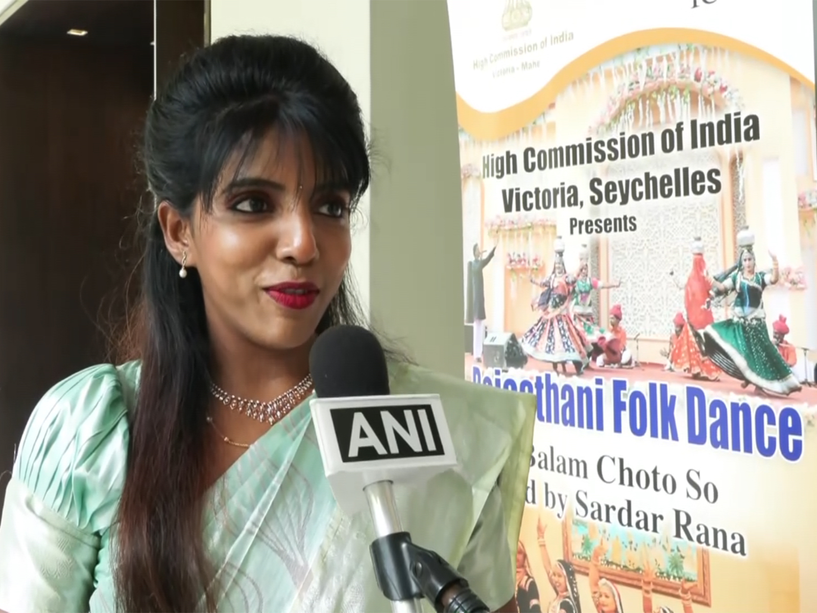 Divya Pillay, a member of the Indian diaspora (Photo/ANI) Divya Pillay, a member of the Indian diaspora (Photo/ANI)