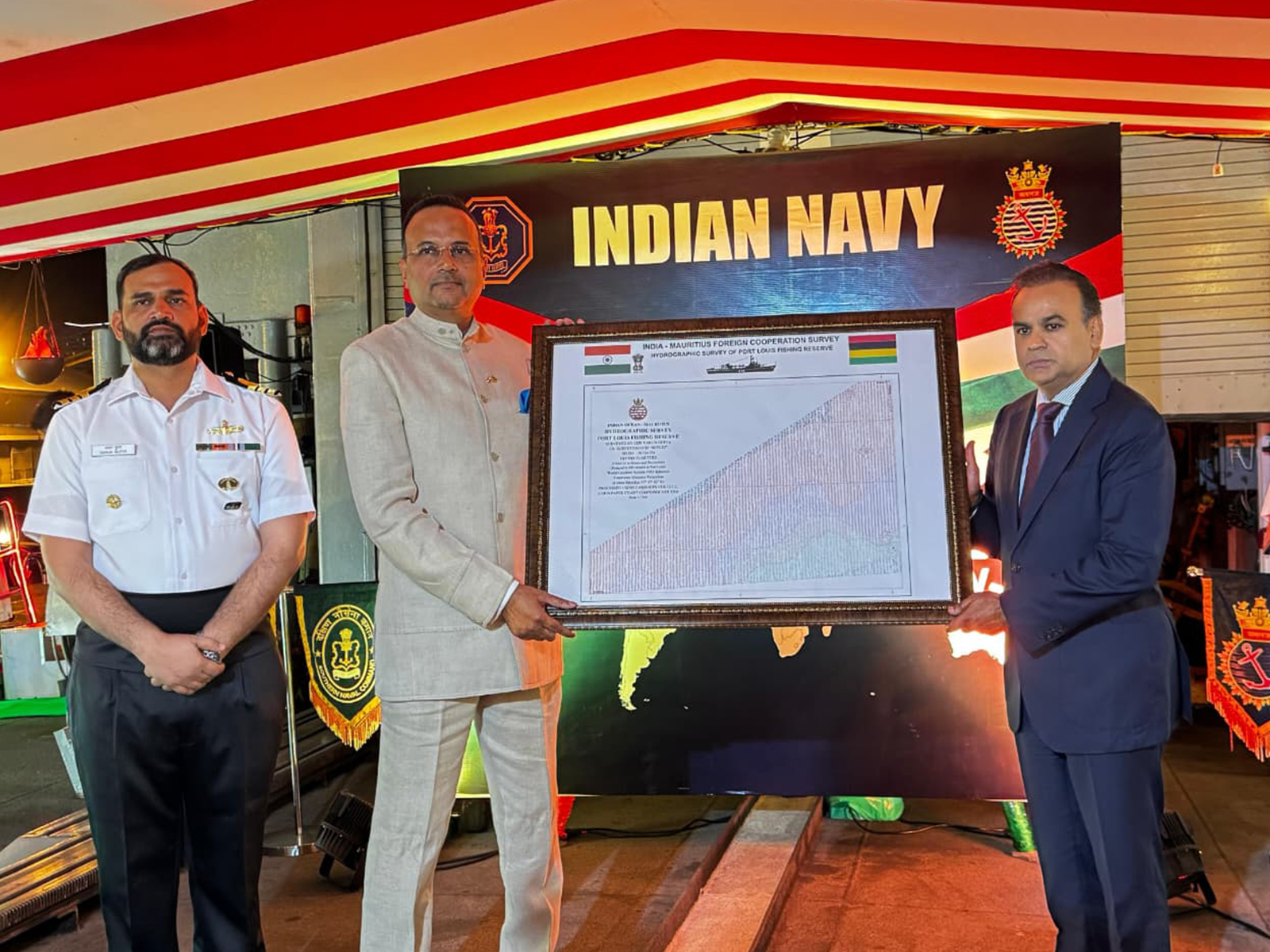 INS Sutlej completes Hydrographic survey (Photo/ PIB) INS Sutlej completes Hydrographic survey (Photo/ PIB)