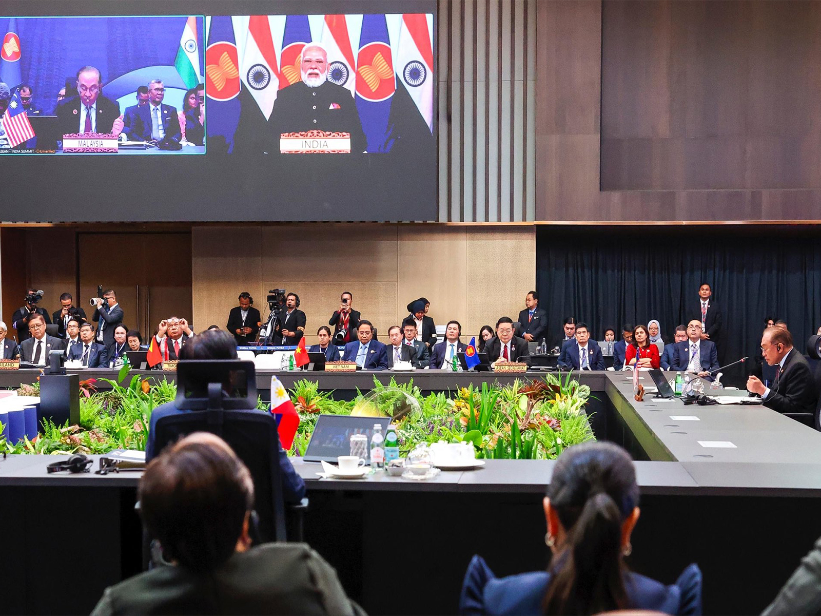 PM Modi virtually adressing the 22nd ASEAN-India Summit (Photo:X/@MEAIndia) PM Modi virtually adressing the 22nd ASEAN-India Summit (Photo:X/@MEAIndia)
