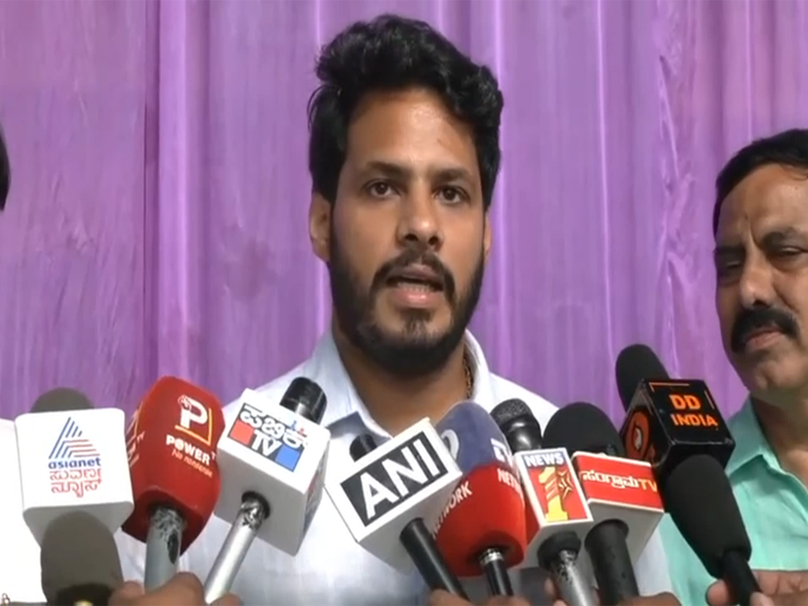 Janata Dal (Secular) leader Nikhil Kumaraswamy (Photo/ANI) Janata Dal (Secular) leader Nikhil Kumaraswamy (Photo/ANI)