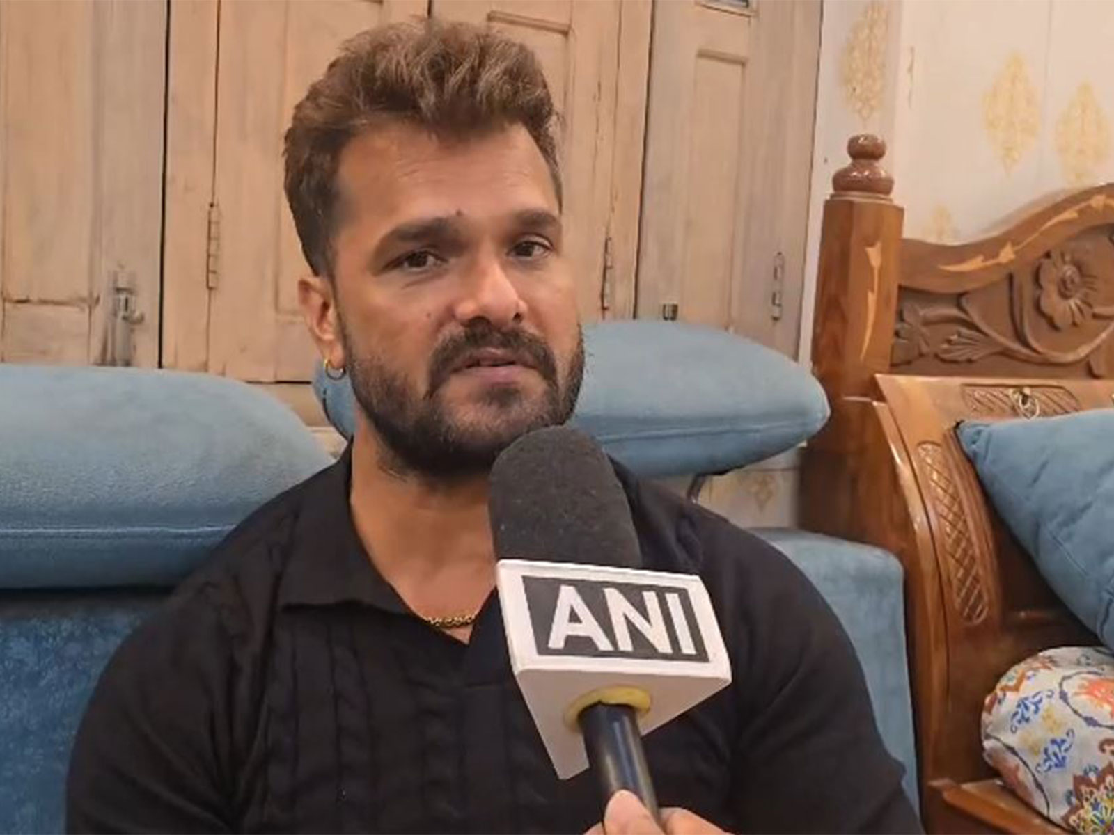 Singer-actor and RJD leader Khesari Lal Yadav (Photo/ANI)