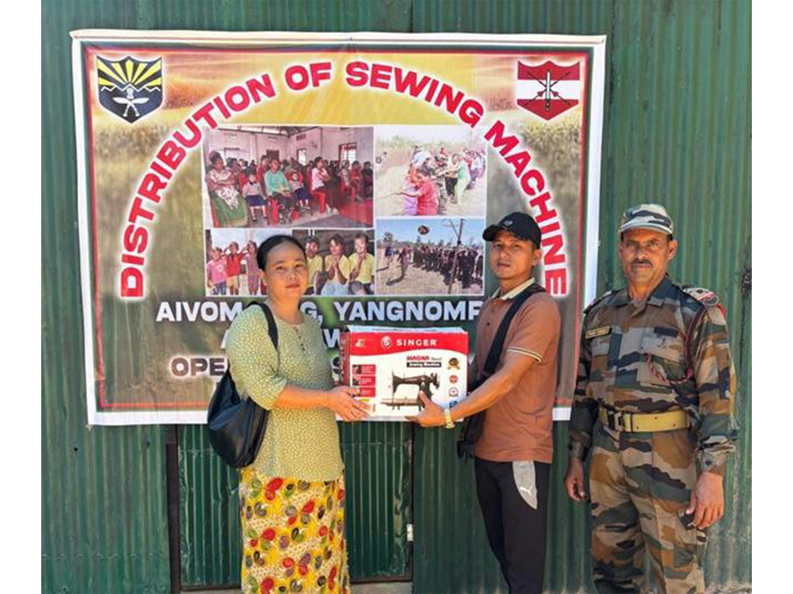Assam Rifles distribute sewing machines in Manipur (Photo: Assam Rifles/X)