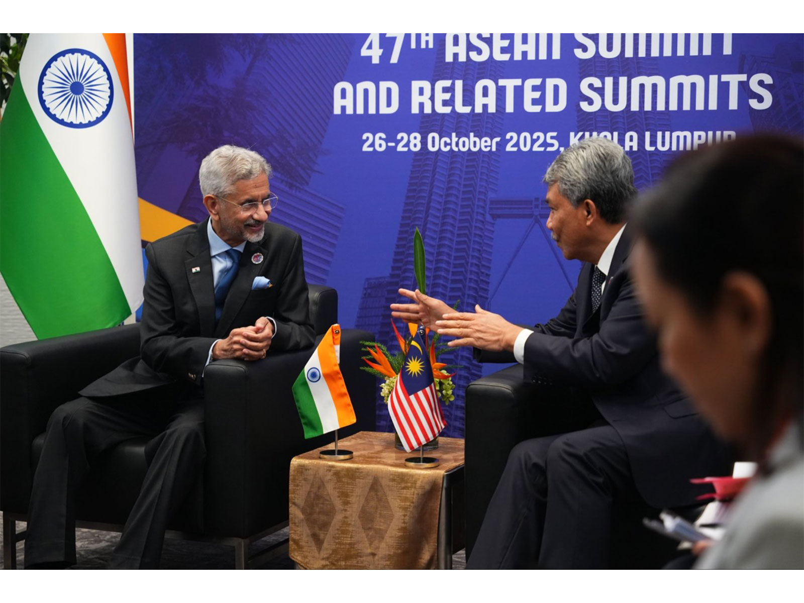 External Affairs Minister S Jaishankar with his Malaysian counterpart Mohamad Haji Hasan in Kuala Lumpur (Image: X/@DrSJaishankar) External Affairs Minister S Jaishankar with his Malaysian counterpart Mohamad Haji Hasan in Kuala Lumpur (Image: X/@DrSJaishankar)