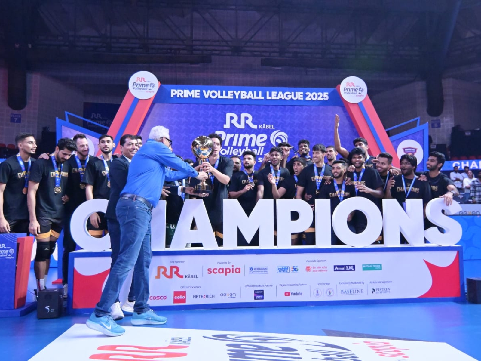 PVL 2025 Season 4 (Final): Bengaluru Torpedoes Crowned Champions with a Commanding Victory Over Mumbai Meteors in Grand Finale PVL 2025 Season 4 (Final): Bengaluru Torpedoes Crowned Champions with a Commanding Victory Over Mumbai Meteors in Grand Finale