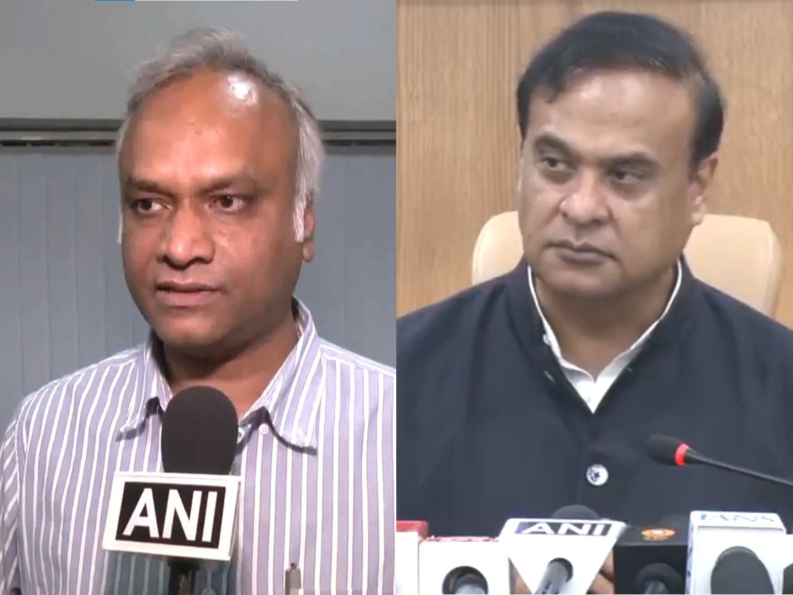 Karnataka Minister Priyank Kharge and Assam CM Himanta Biswa Sarma (Photo/ANI) Karnataka Minister Priyank Kharge and Assam CM Himanta Biswa Sarma (Photo/ANI)