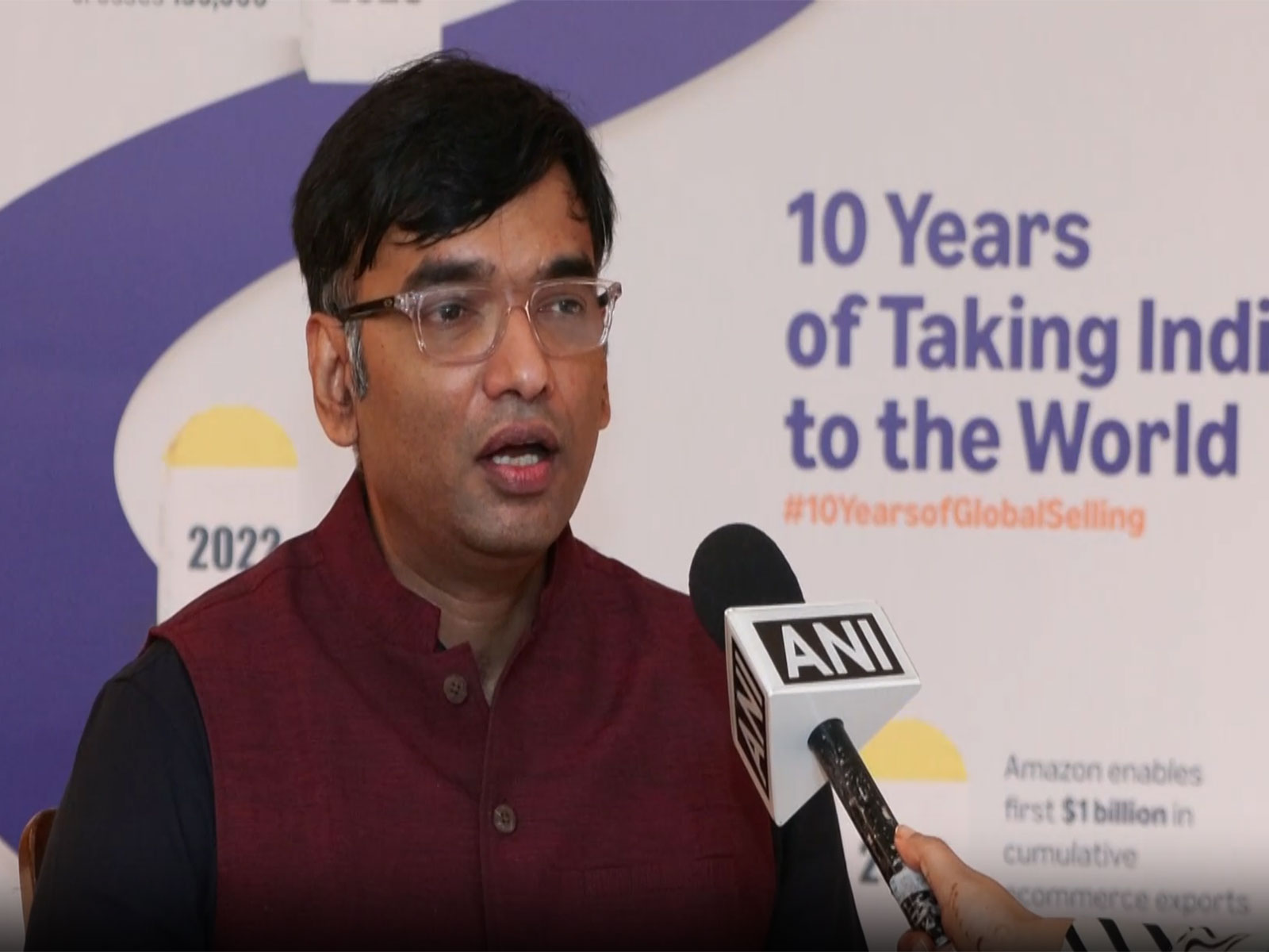 Srinidhi Kalvapudi, Head of Amazon Global Selling India (Photo/ANI) Srinidhi Kalvapudi, Head of Amazon Global Selling India (Photo/ANI)