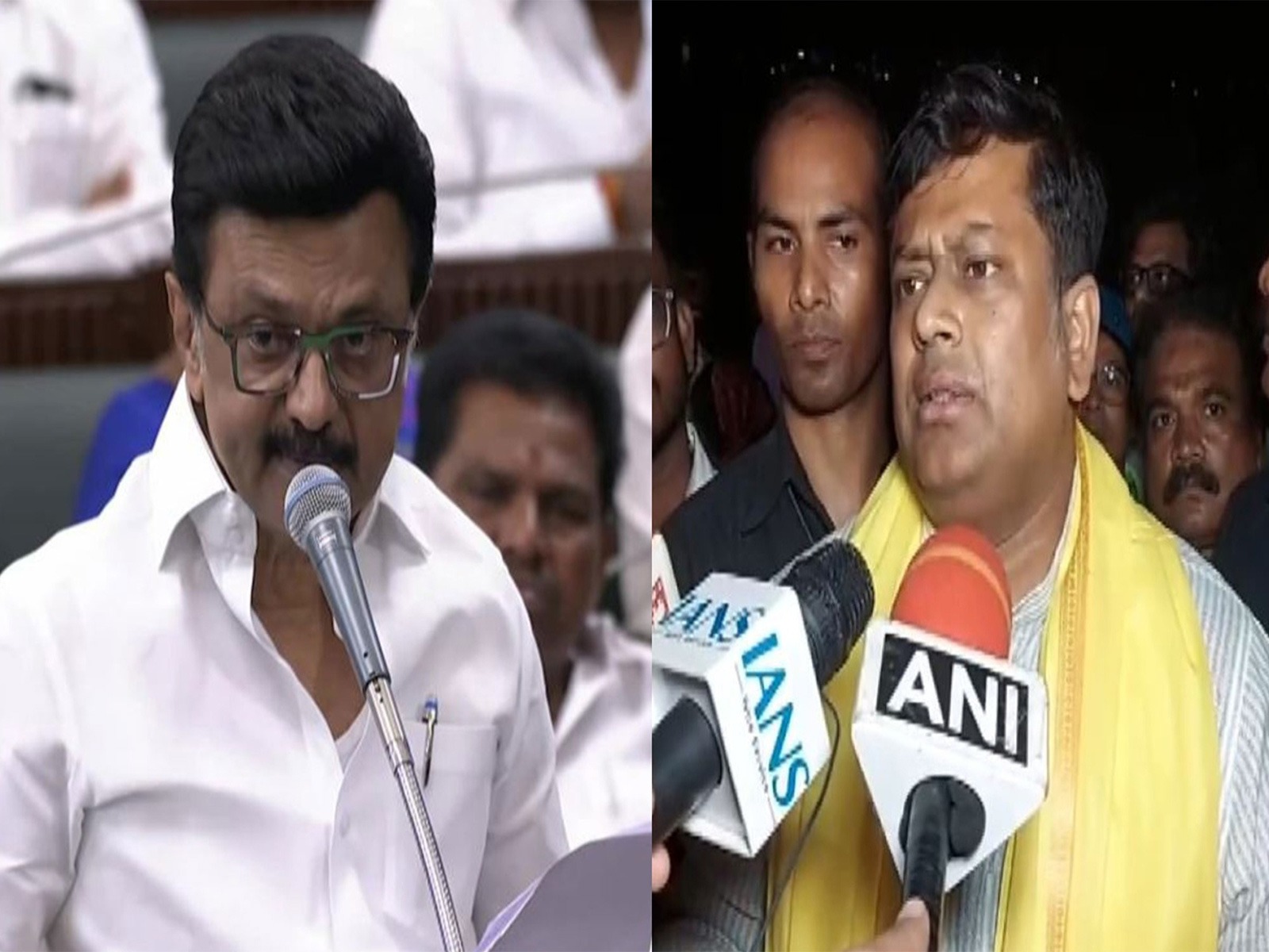 Tamil Nadu CM MK Stalin and Union MoS Sukanta Majumdar (Photo/ANI) Tamil Nadu CM MK Stalin and Union MoS Sukanta Majumdar (Photo/ANI)