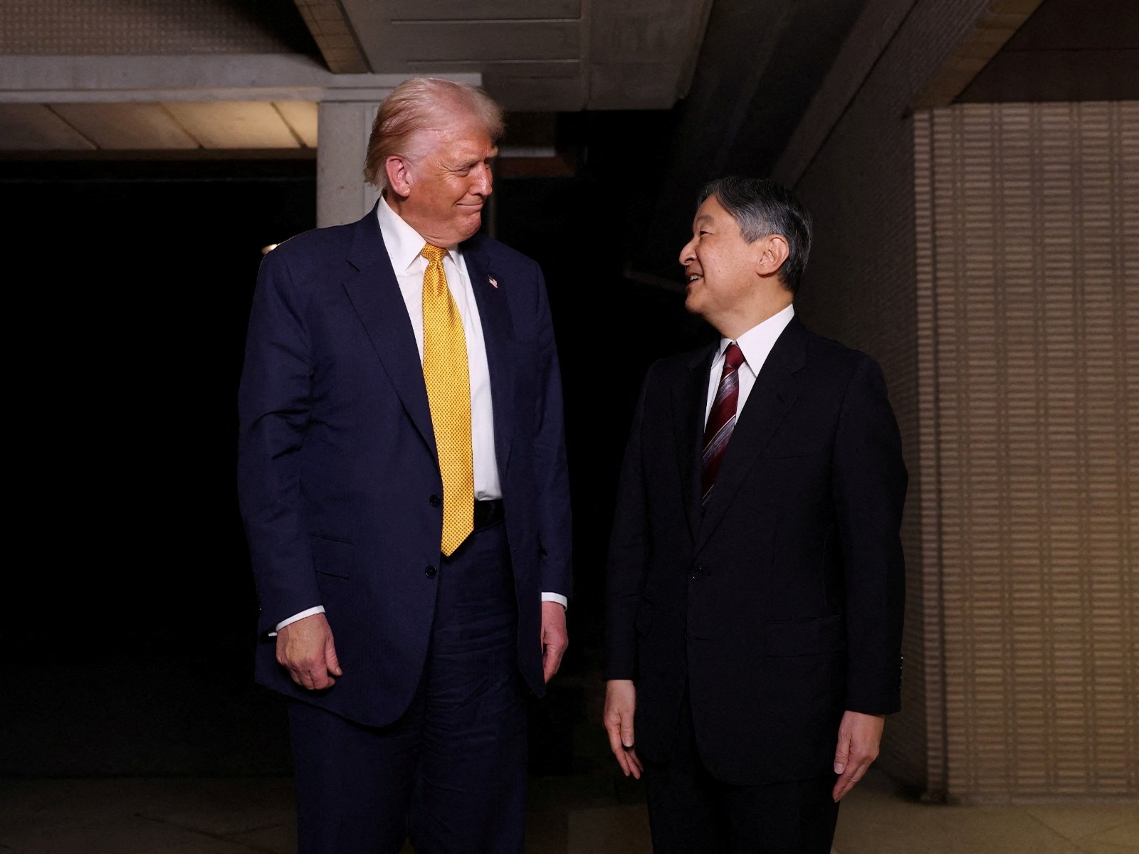 US President Donald Trump met Japan’s Emperor Naruhito (Photo/Reuters) US President Donald Trump met Japan’s Emperor Naruhito (Photo/Reuters)