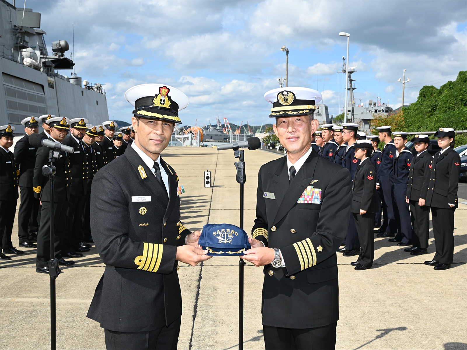 INS Sahyadri makes port call at Sasebo (Photo/ X@IndianEmbTokyo) INS Sahyadri makes port call at Sasebo (Photo/ X@IndianEmbTokyo)