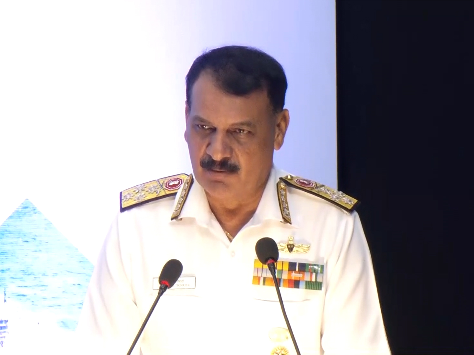 Navy chief Admiral Dinesh K Tripathi (Photo/ANI) Navy chief Admiral Dinesh K Tripathi (Photo/ANI)