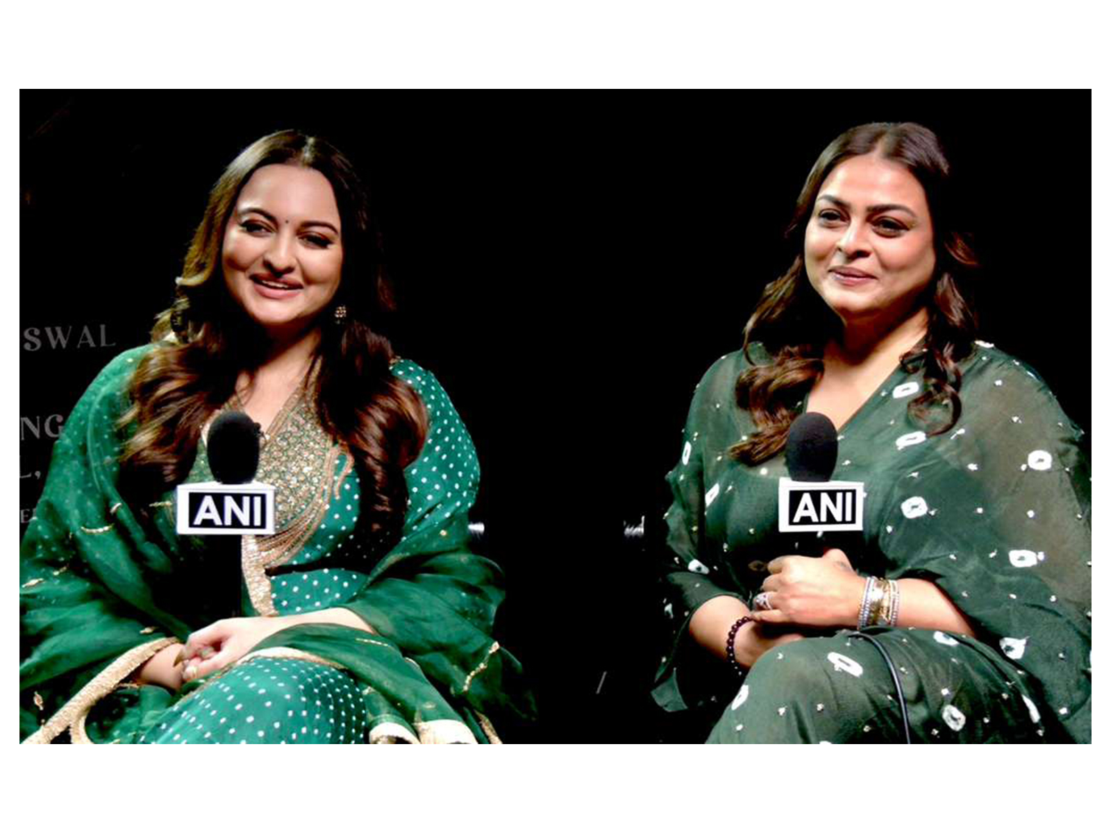 Actors Sonakshi Sinha and Shilpa Shirodkar (Image source: ANI) Actors Sonakshi Sinha and Shilpa Shirodkar (Image source: ANI)