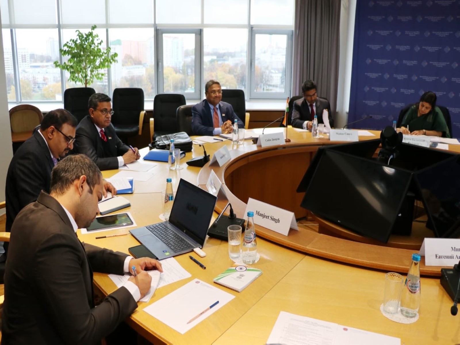 India-Belarus hold 8th round of Foreign Office Consultations (Photo: X@MEAIndia) India-Belarus hold 8th round of Foreign Office Consultations (Photo: X@MEAIndia)