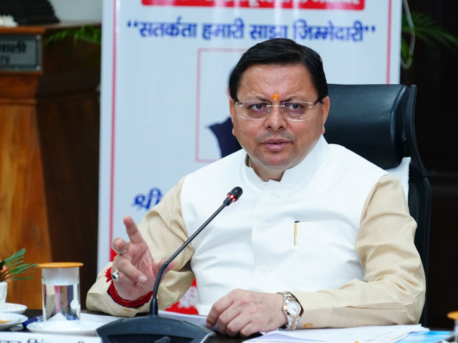 Uttarakhand Chief Minister Pushkar Singh Dhami. (Photo/ANI) Uttarakhand Chief Minister Pushkar Singh Dhami. (Photo/ANI)