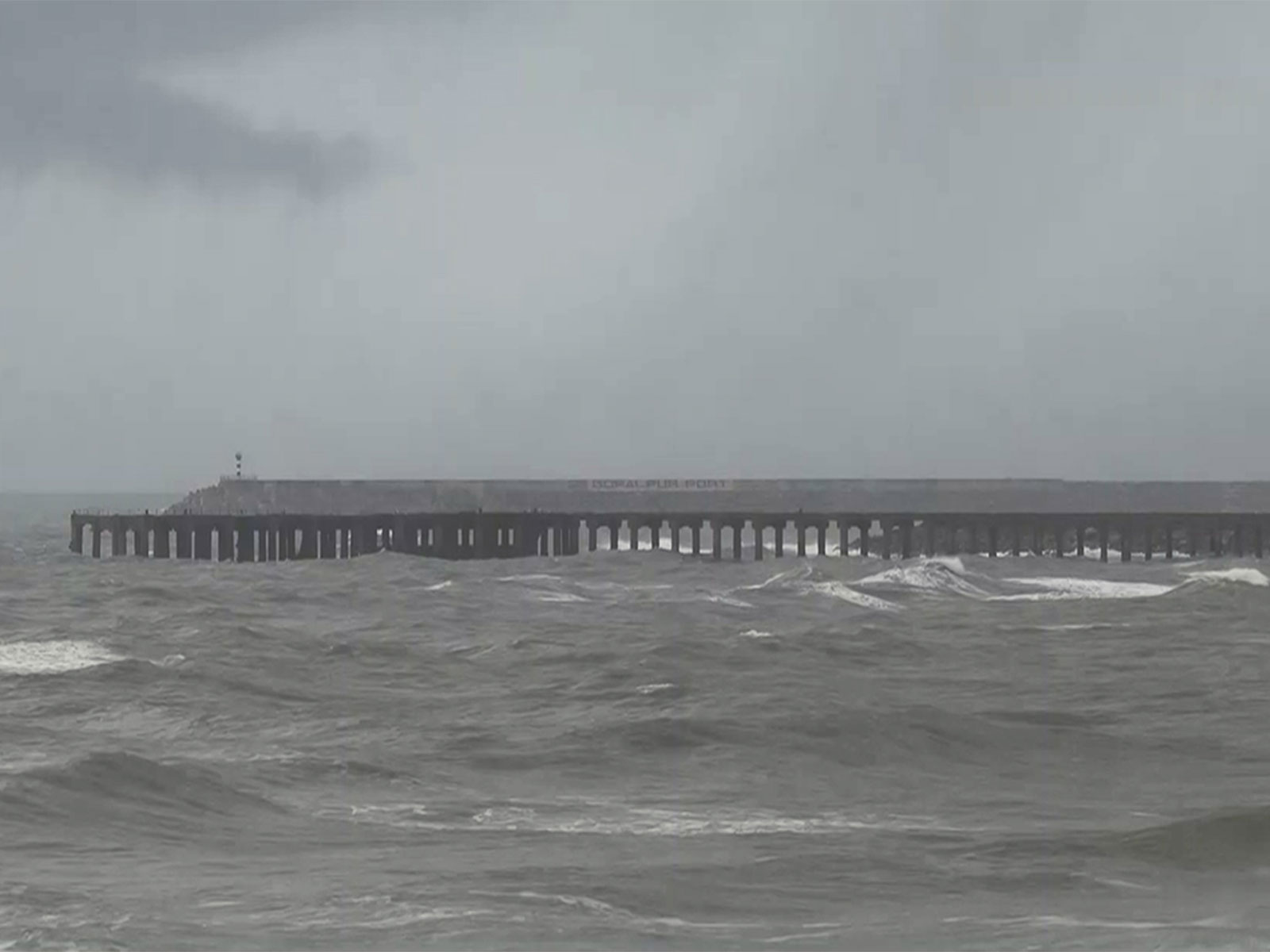 Rough sea erodes the shoreline and damages properties located near the coast in Podampeta village, due to the impact of Cyclone Montha, in Ganjam (Photo/ANI) Rough sea erodes the shoreline and damages properties located near the coast in Podampeta village, due to the impact of Cyclone Montha, in Ganjam (Photo/ANI)