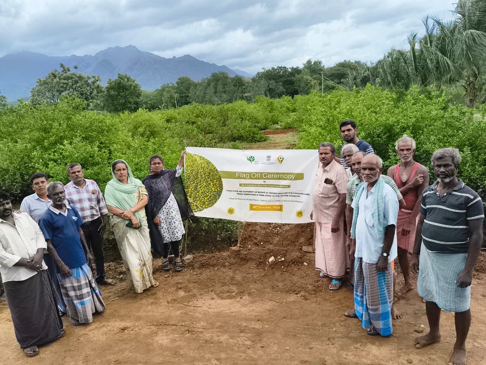 APEDA facilitates air shipment of GI-tagged Indi Lime and Puliyankudi Lime (Photo X/PiyushGoyal) APEDA facilitates air shipment of GI-tagged Indi Lime and Puliyankudi Lime (Photo X/PiyushGoyal)